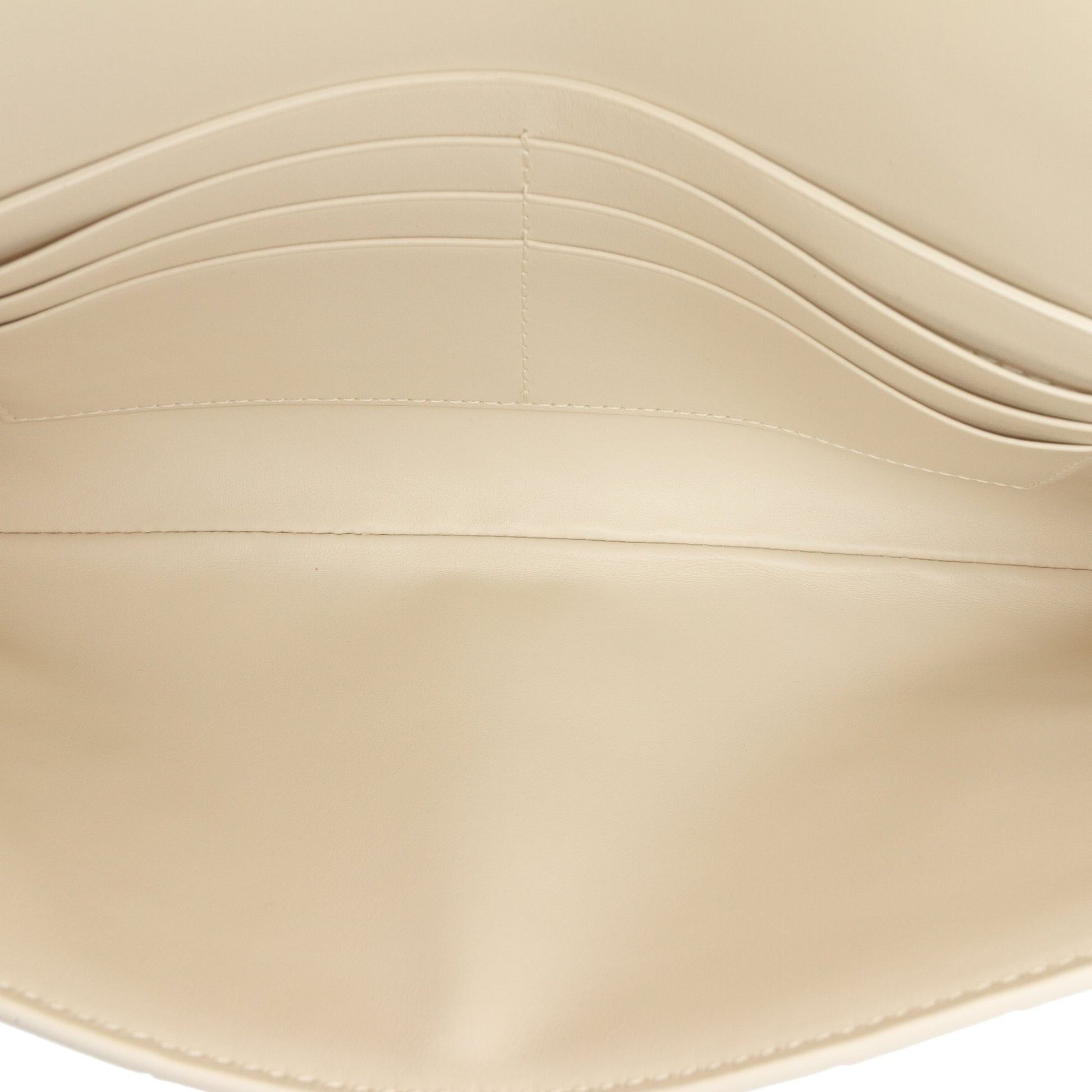 Bottega Veneta Lambskin Intrecciato Andiamo Clutch