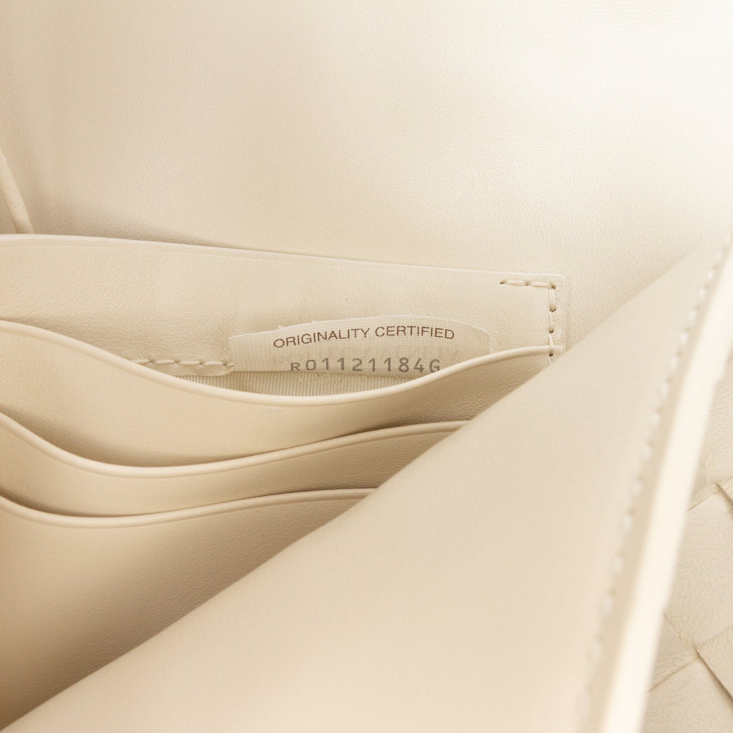 Bottega Veneta Lambskin Intrecciato Andiamo Clutch