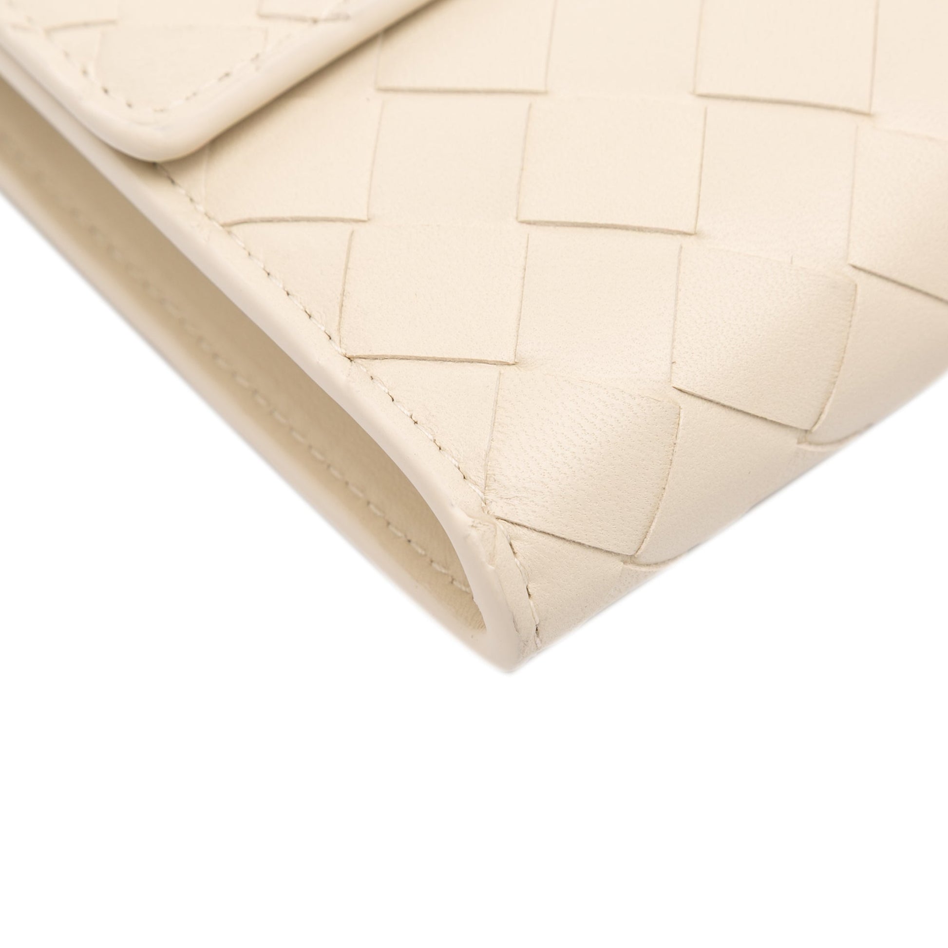 Bottega Veneta Lambskin Intrecciato Andiamo Clutch