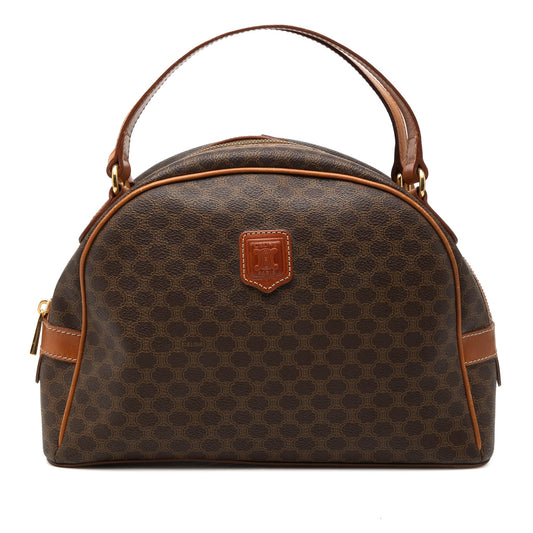 Celine Macadam Coated Canvas Dome Handbag