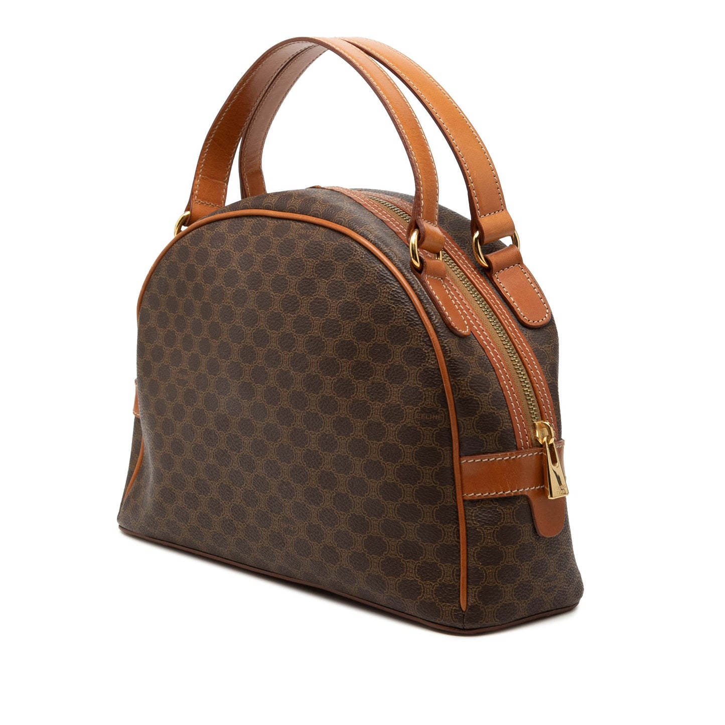 Celine Macadam Coated Canvas Dome Handbag
