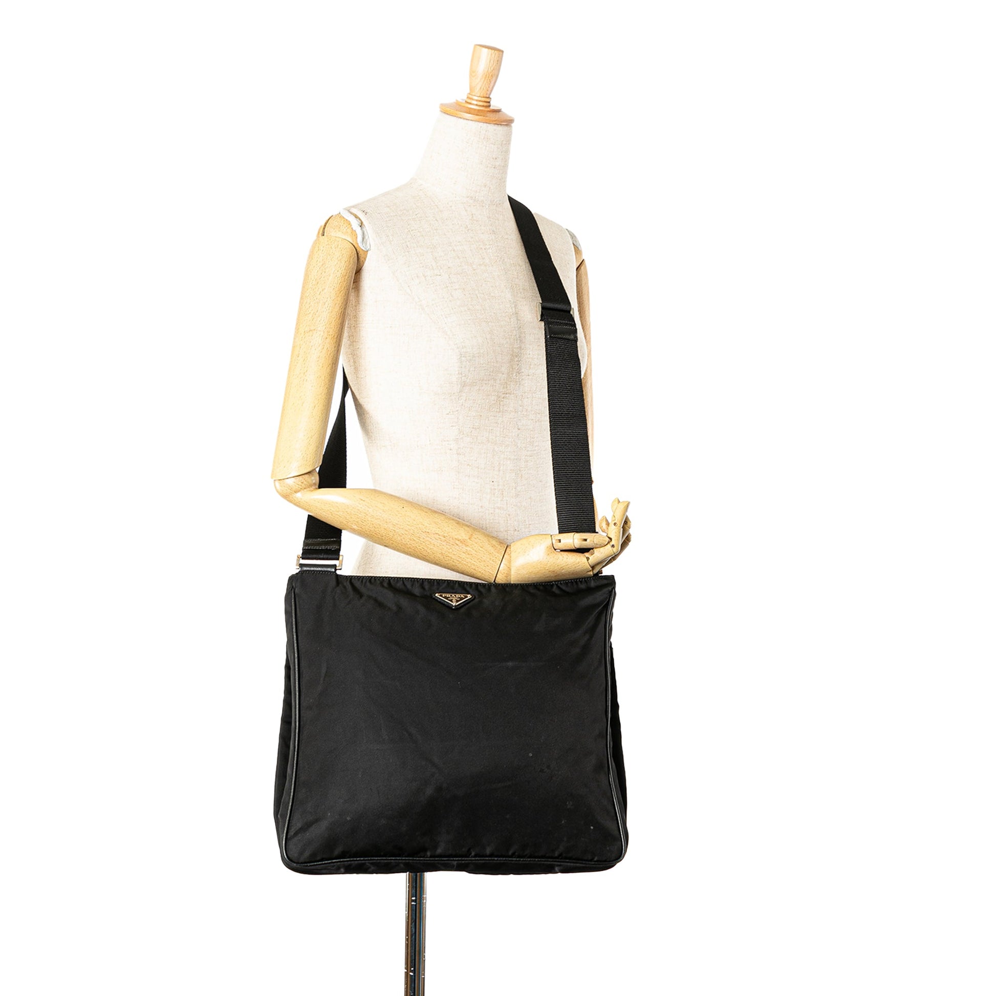 Prada Tessuto Zip Top Crossbody