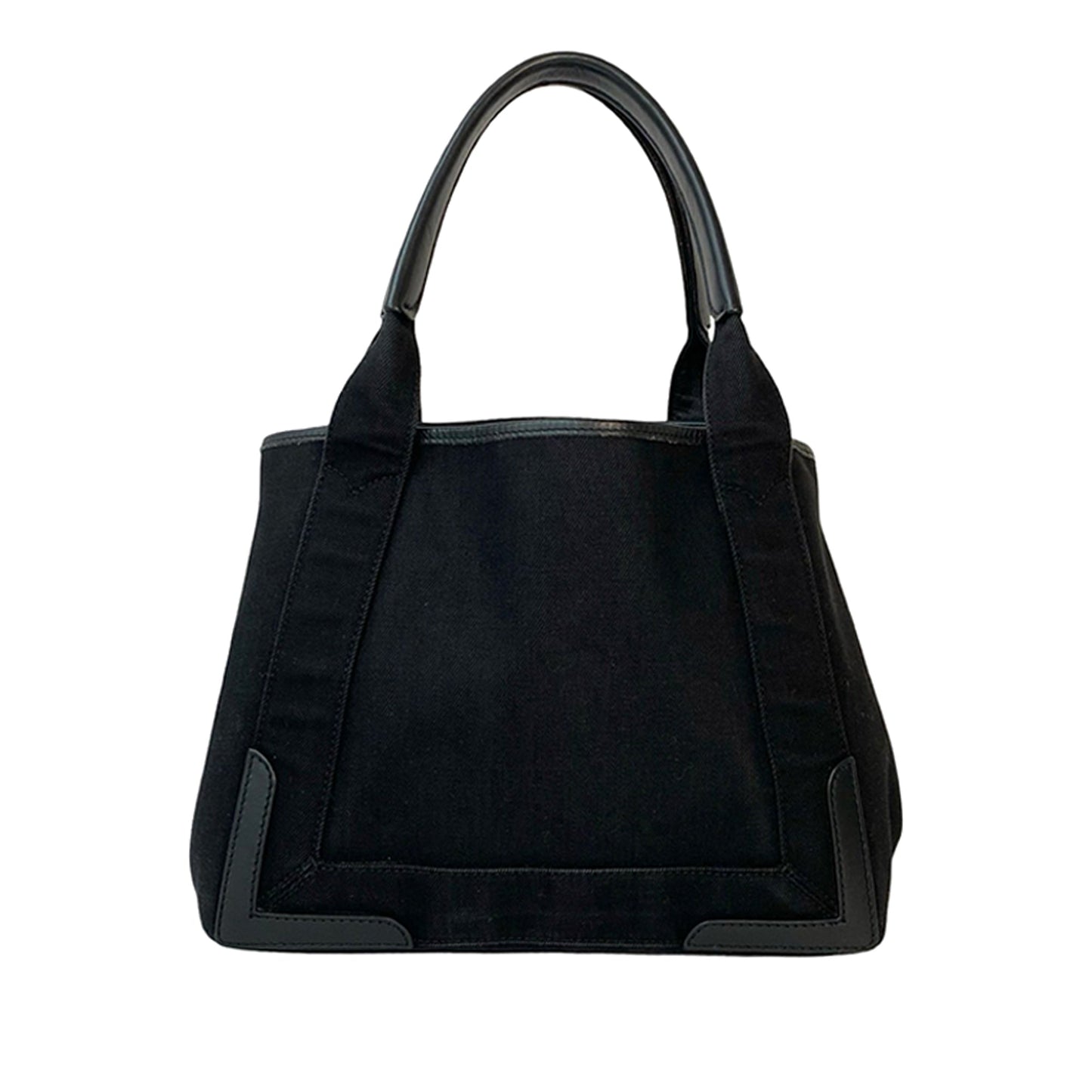 Balenciaga Canvas Navy Cabas Tote S