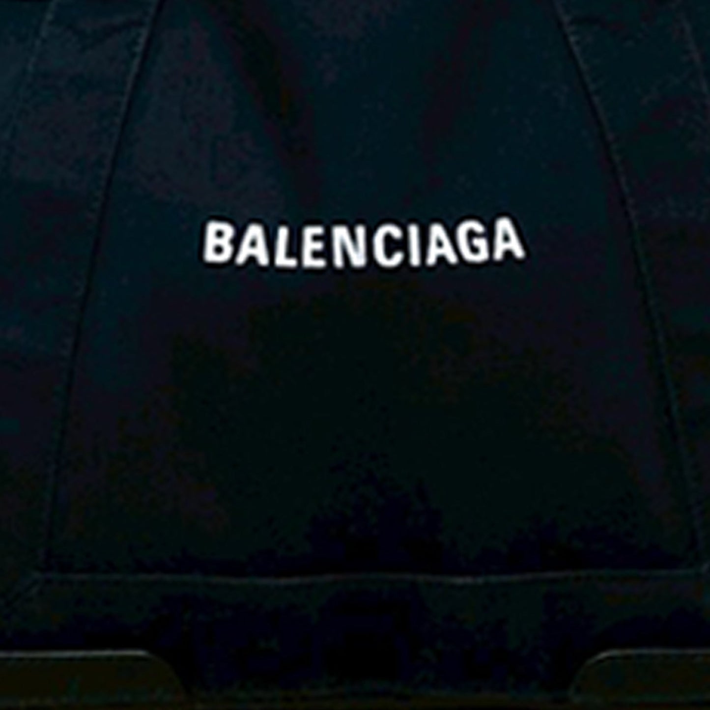 Balenciaga Canvas Navy Cabas Tote S