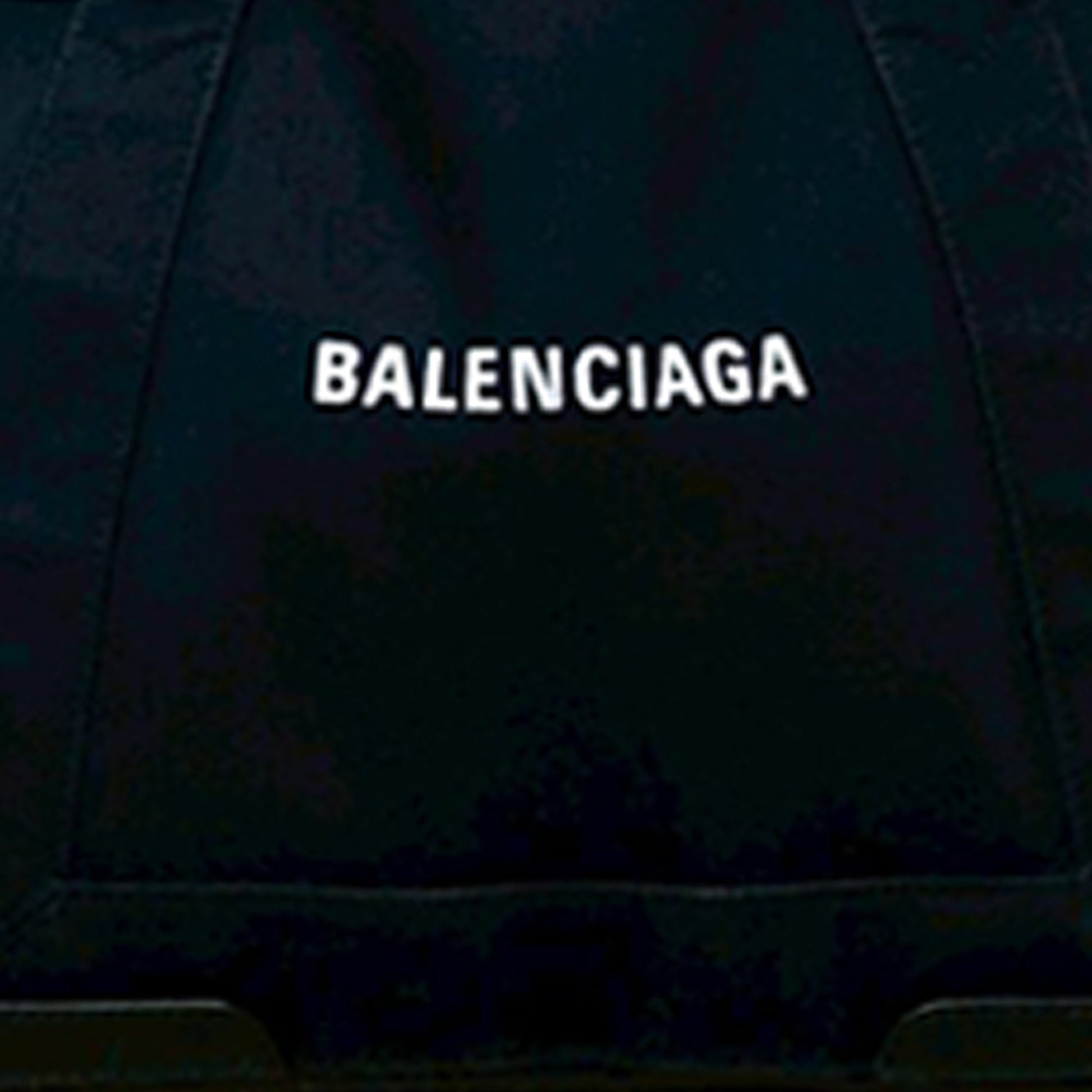 Balenciaga Canvas Navy Cabas Tote S