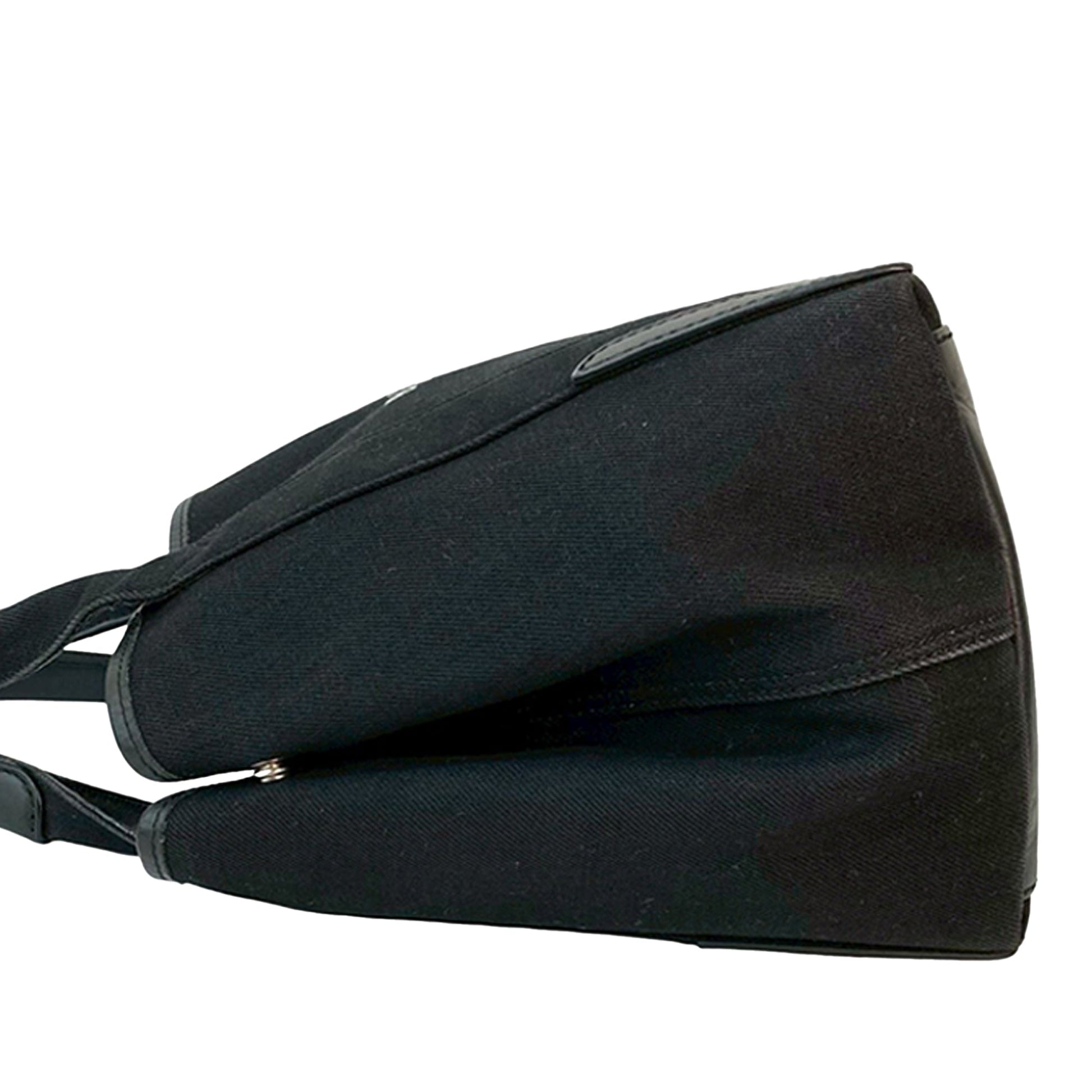 Balenciaga Canvas Navy Cabas Tote S