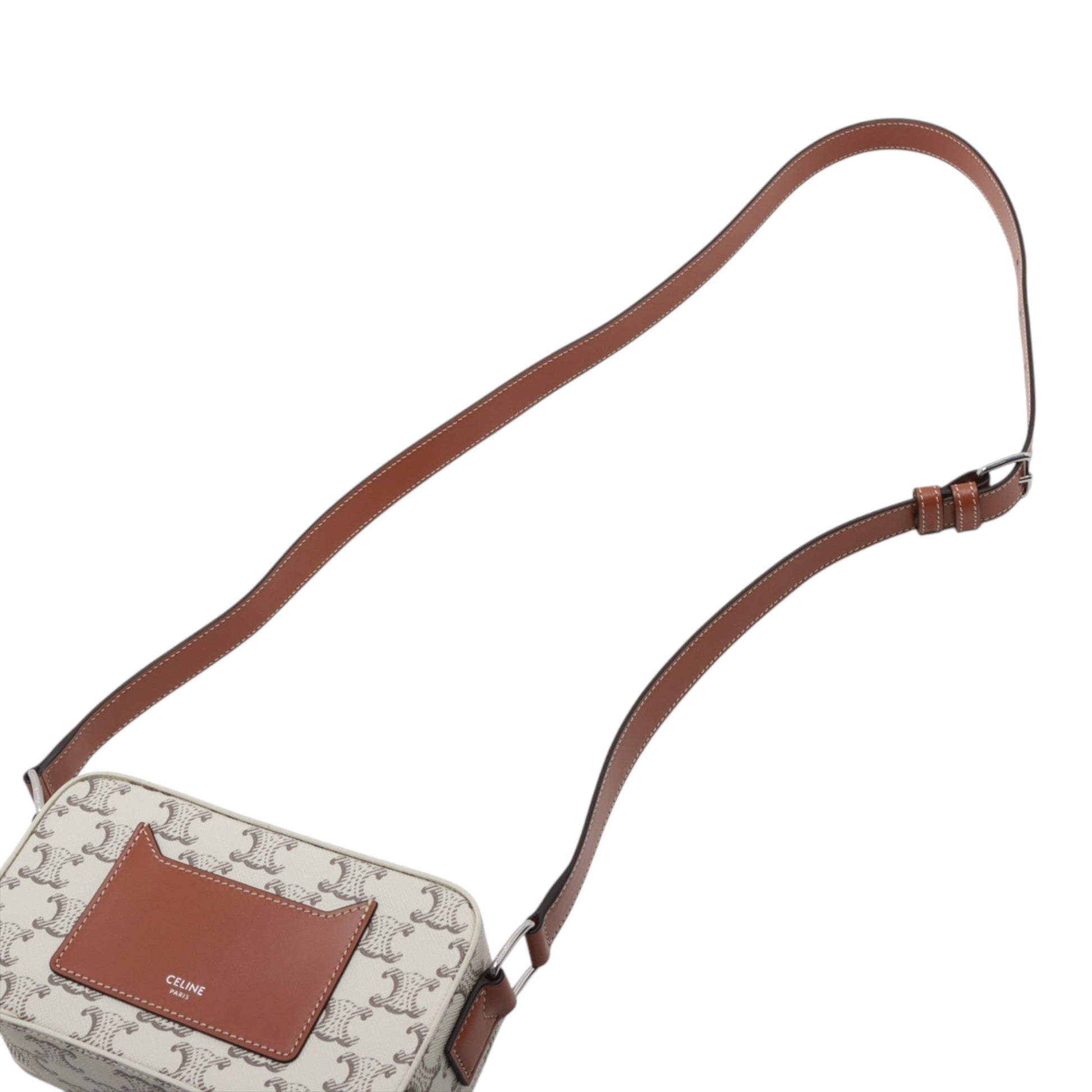 Celine Mini Triomphe Coated Canvas Camera Bag