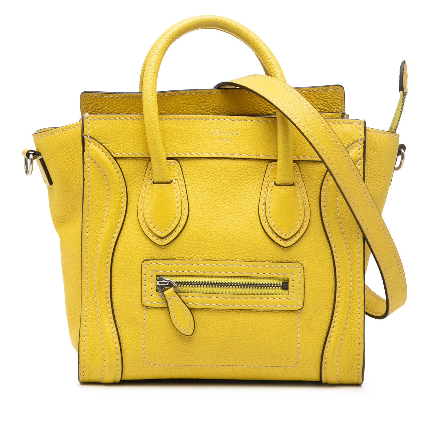Nano Grained Calfskin Luggage Tote