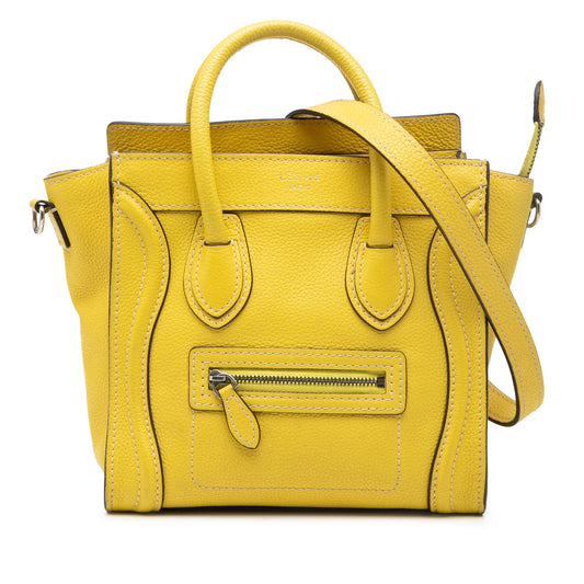 Nano Grained Calfskin Luggage Tote