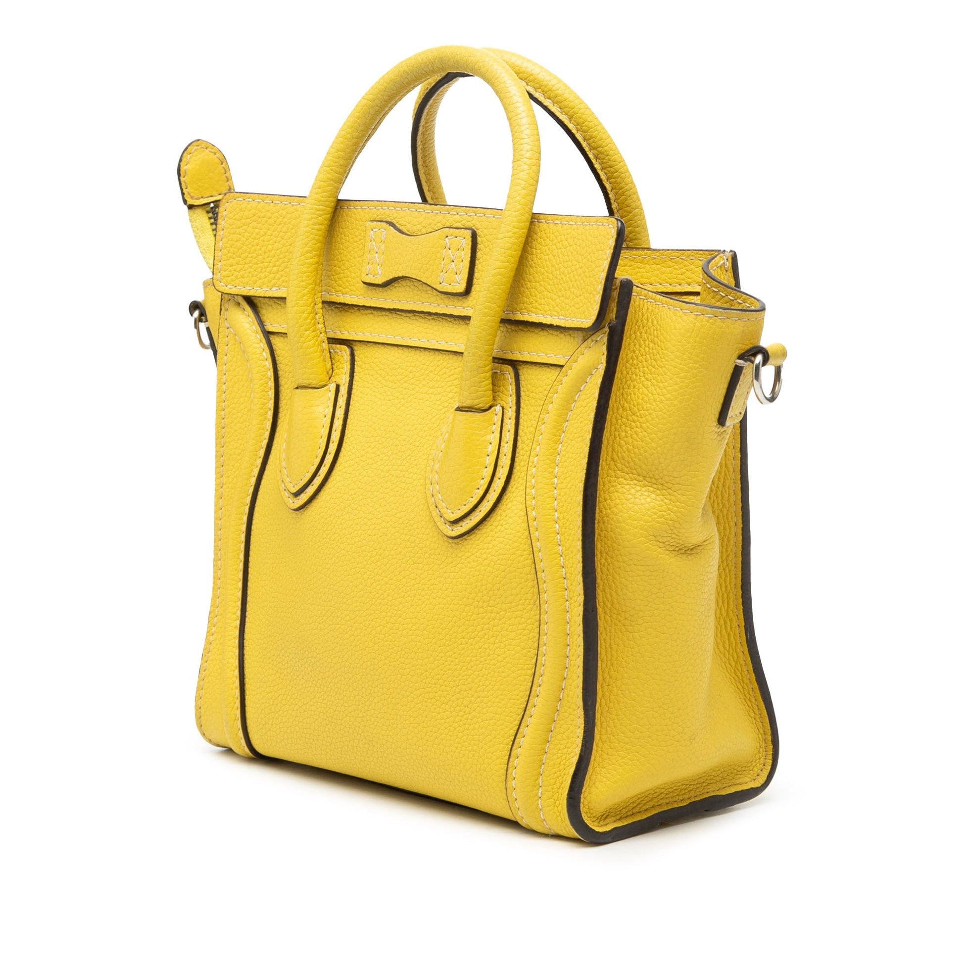 Nano Grained Calfskin Luggage Tote