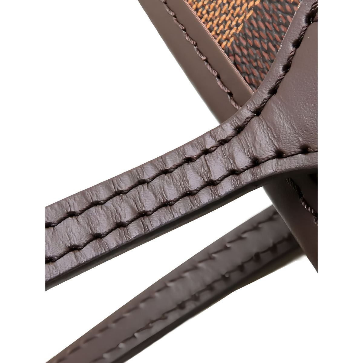 Louis Vuitton Damier Ebene Neverfull MM — Brown