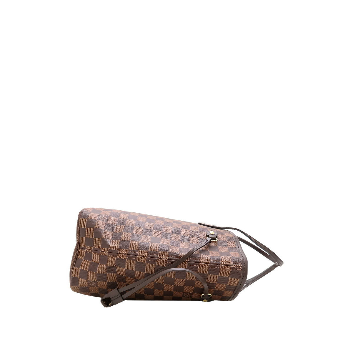 Louis Vuitton Damier Ebene Neverfull MM — Brown