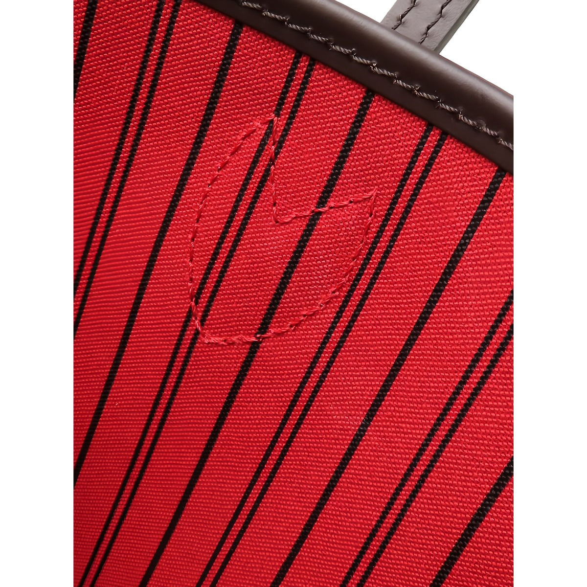 Louis Vuitton Damier Ebene Neverfull MM — Brown