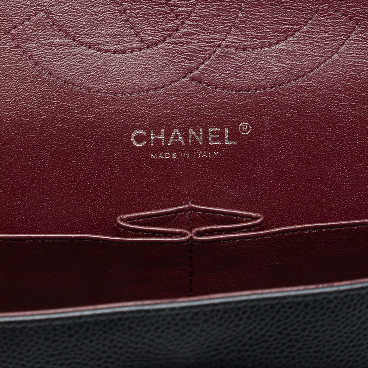 Chanel Jumbo Classic Caviar Double Flap — Black