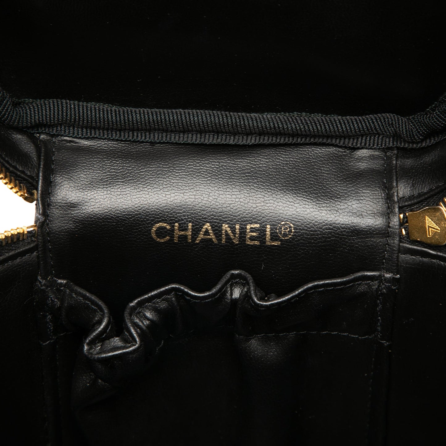 Chanel CC Quilted Lambskin Vanity Case