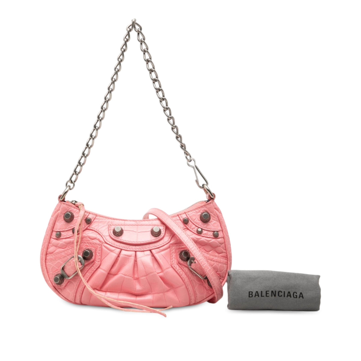 Balenciaga Mini Embossed Leather Motocross Le Cagole