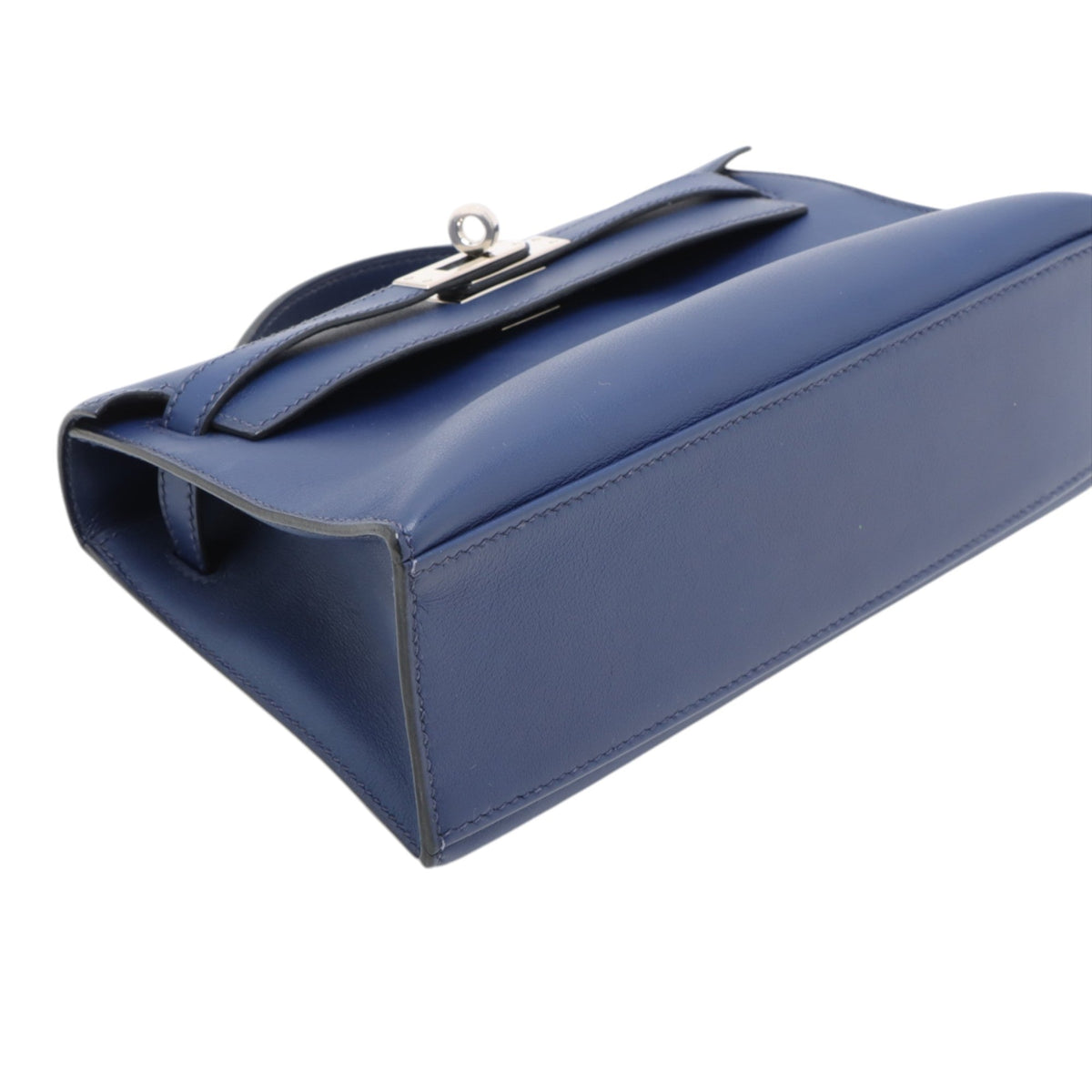 Hermès Swift Kelly Pochette 22 — Blue