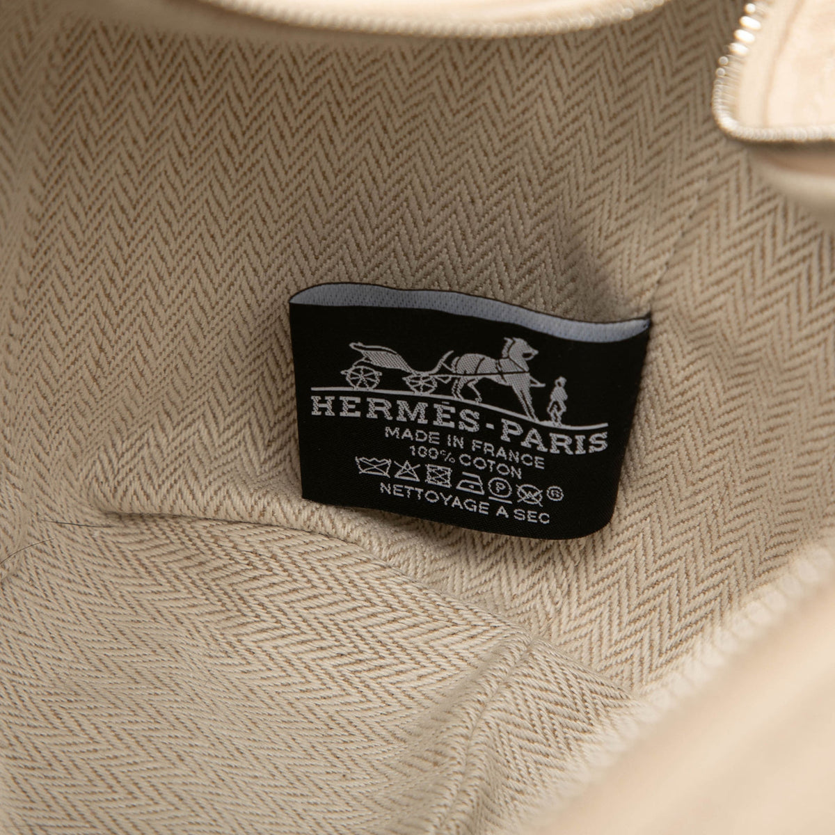 Hermès Small Toile Bride A Brac Case