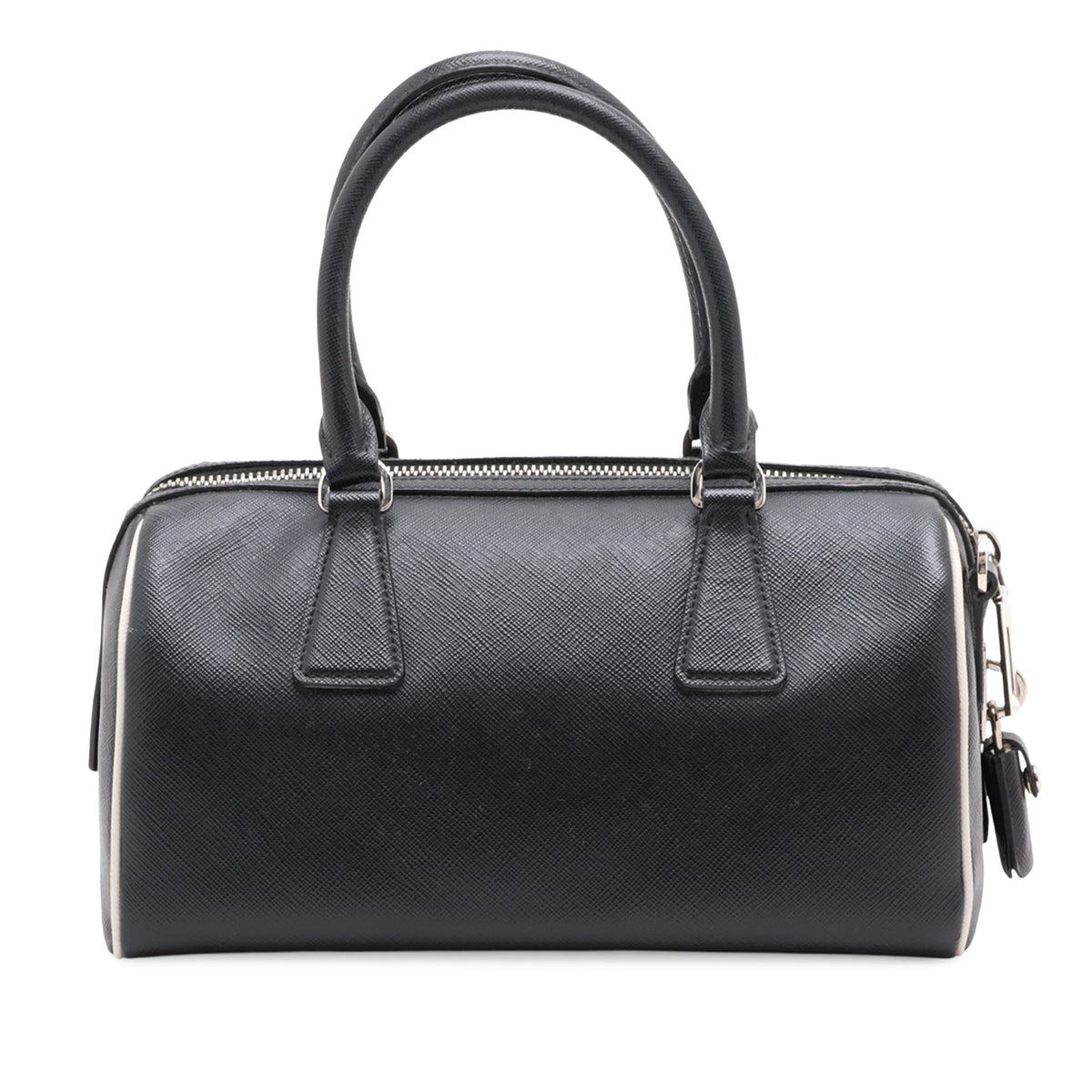 Prada Saffiano Satchel — Black