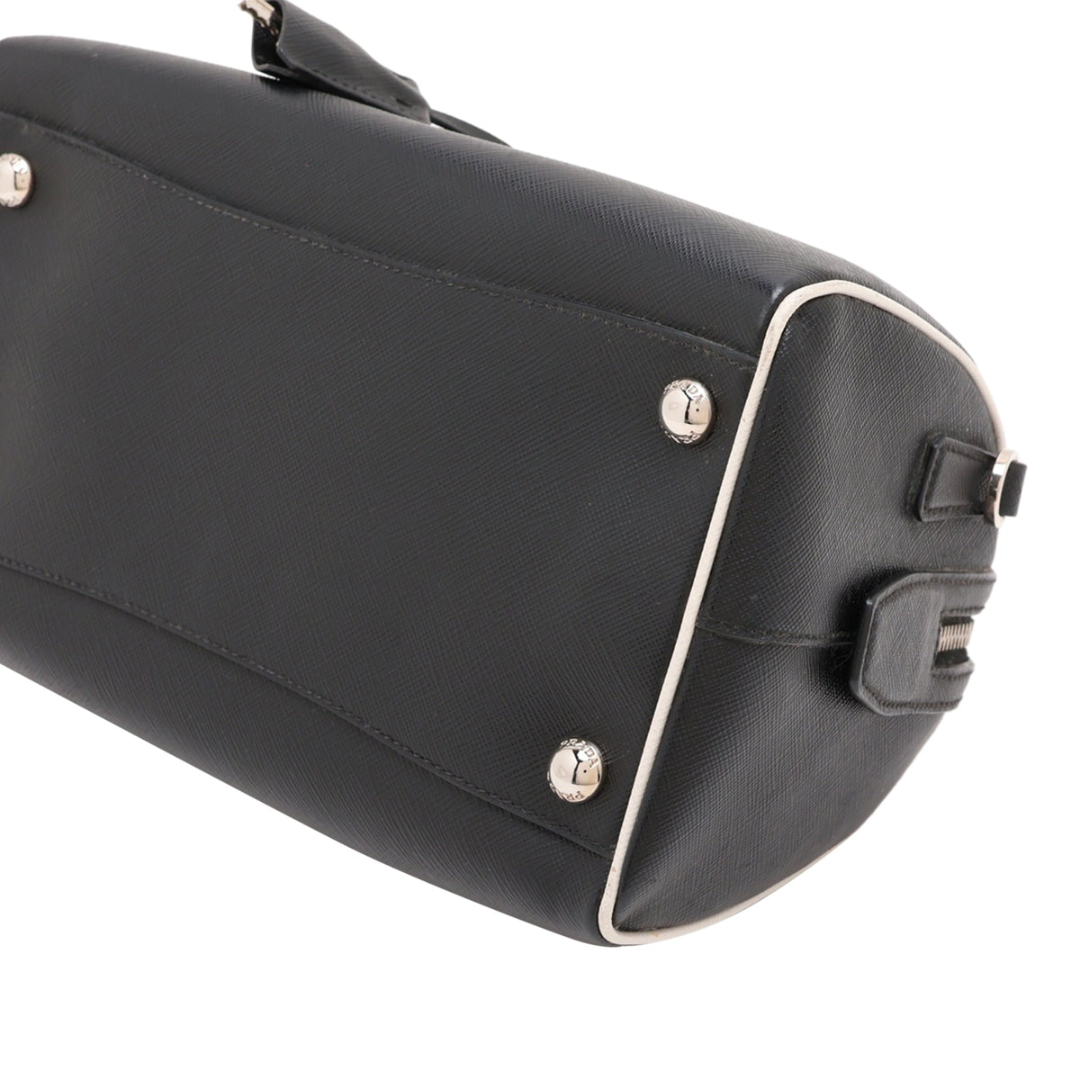 Prada Saffiano Satchel — Black