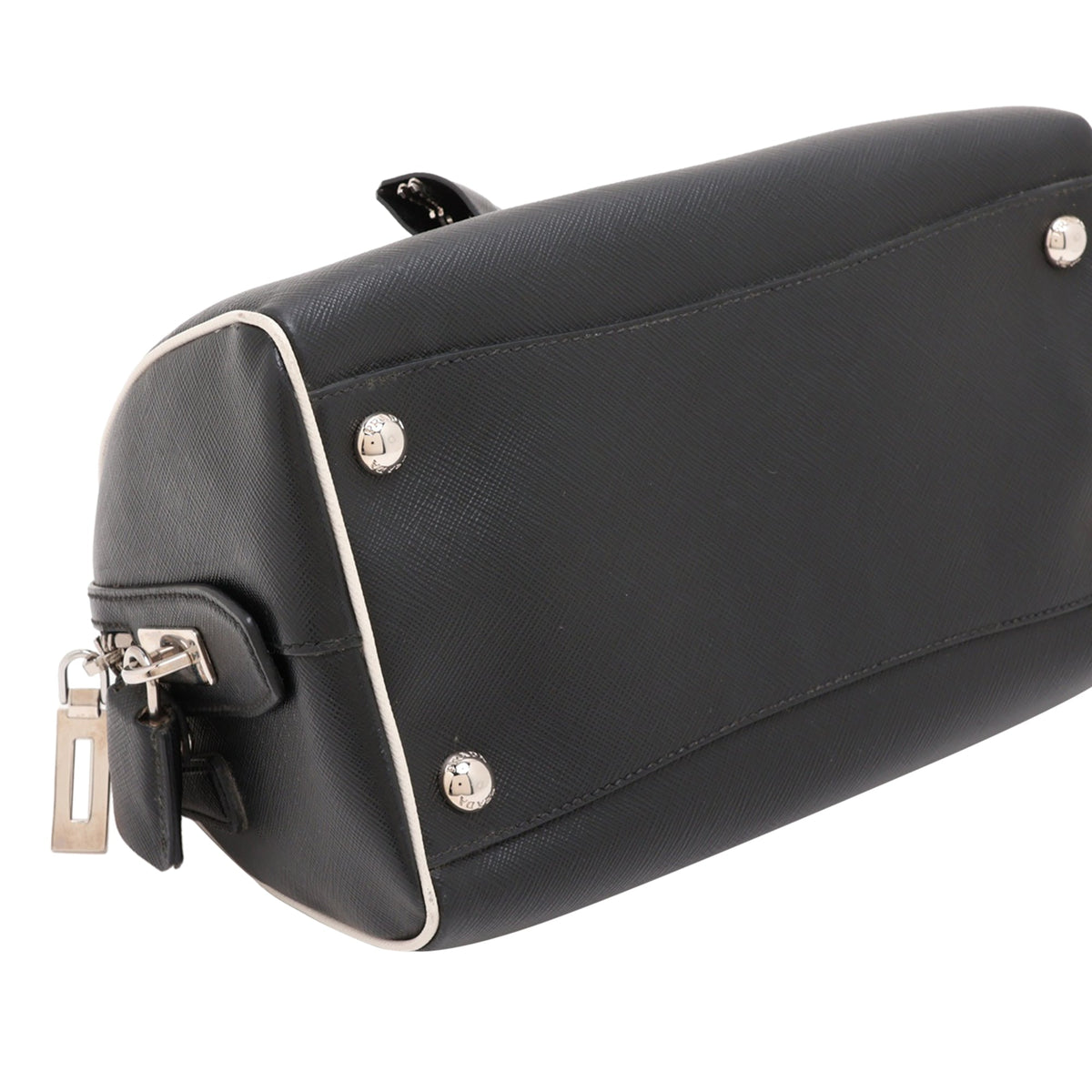 Prada Saffiano Satchel — Black