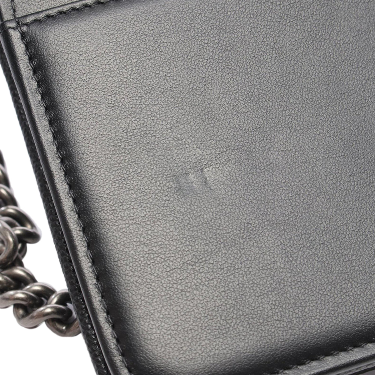 Chanel Quilted Caviar Boy Wallet on Chain