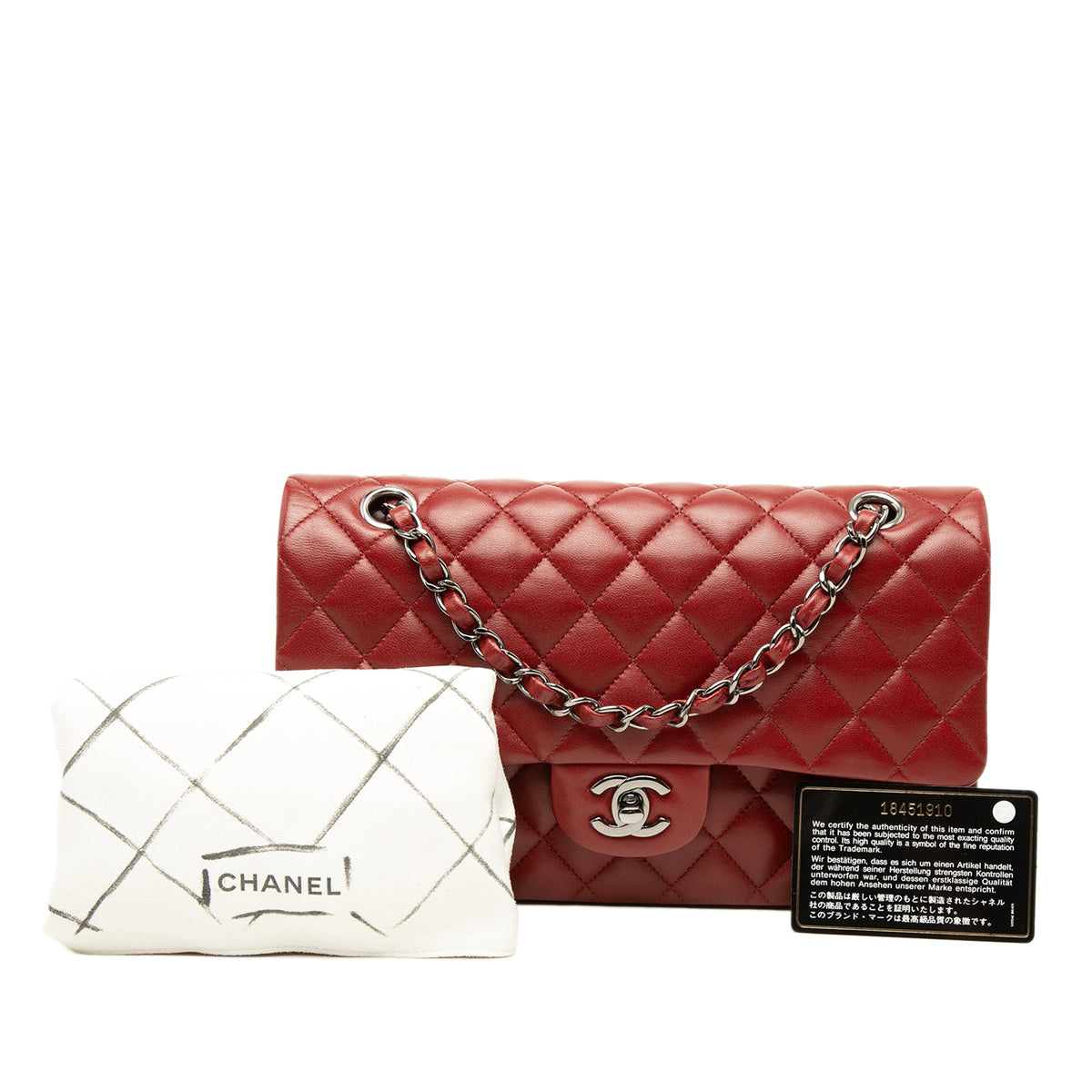 Chanel Medium Classic Lambskin Double Flap