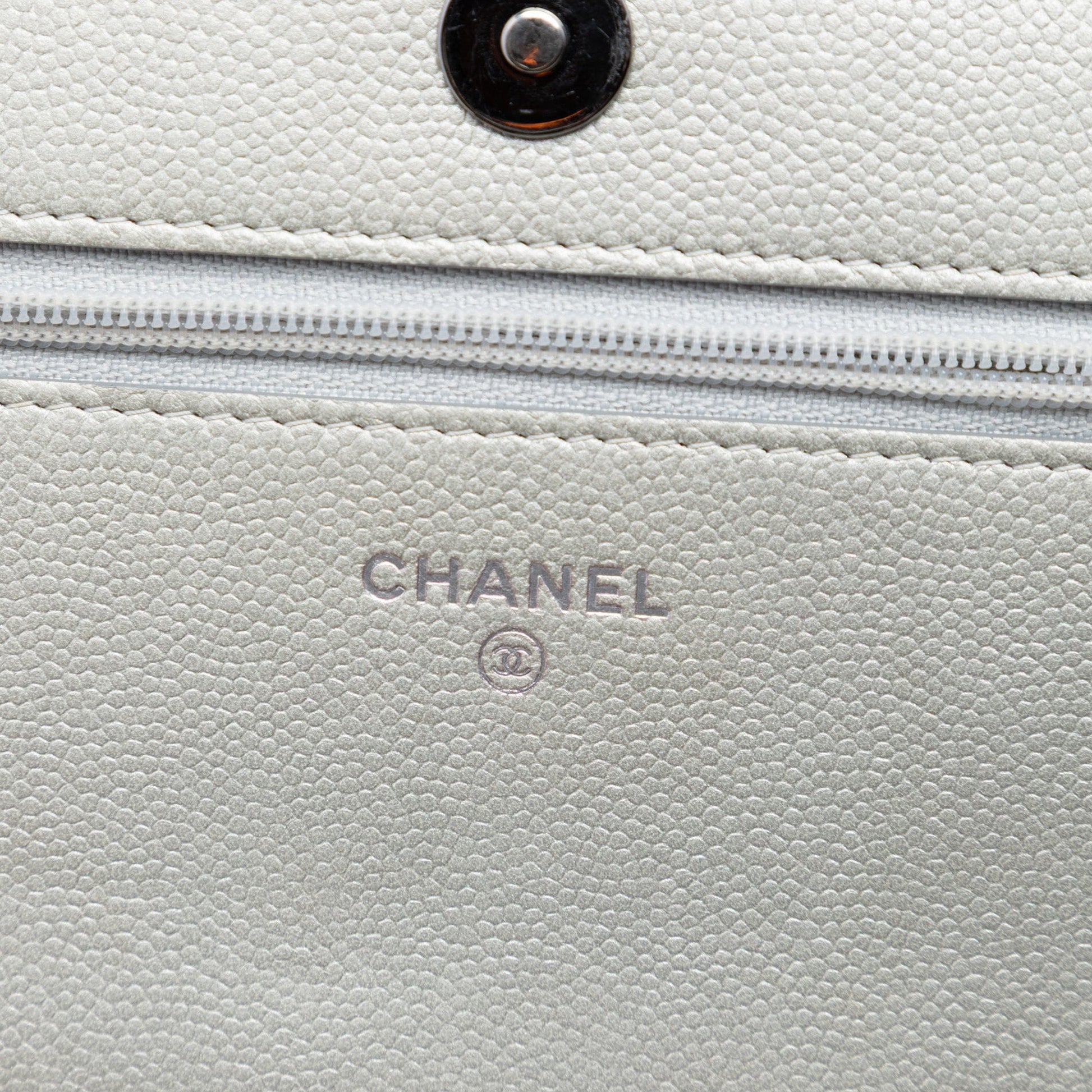 Chanel Quilted Caviar Boy Wallet on Chain