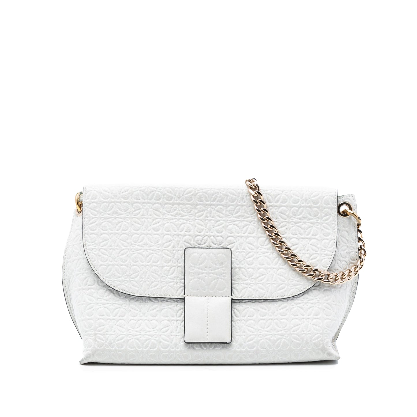 LOEWE Leather Repeat Anagram Avenue Crossbody