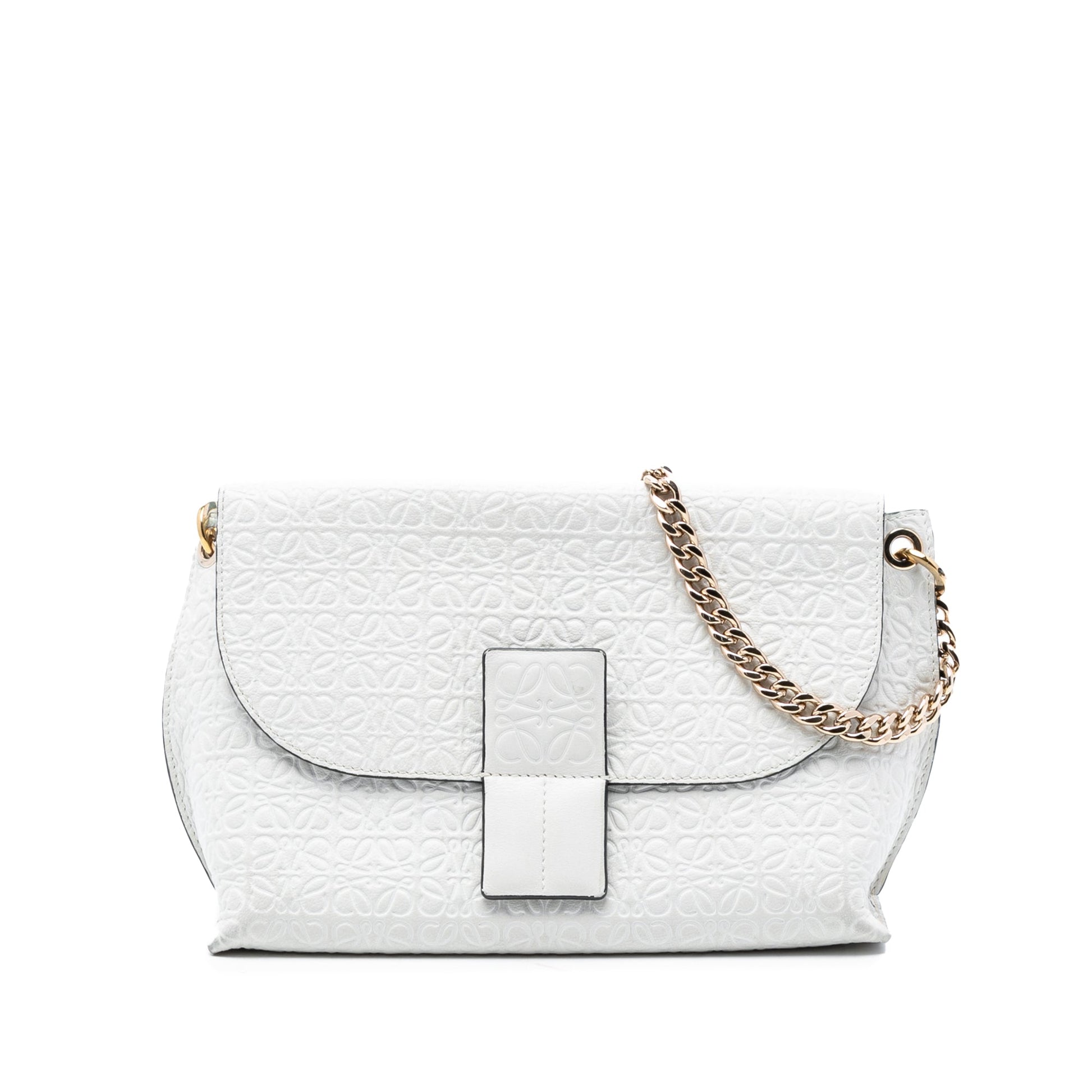 LOEWE Leather Repeat Anagram Avenue Crossbody