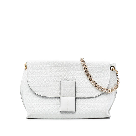 LOEWE Leather Repeat Anagram Avenue Crossbody