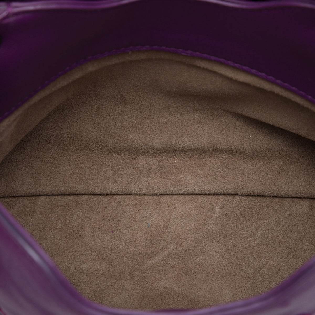 Bottega Veneta Nappa Intrecciato Napoli Satchel — Purple