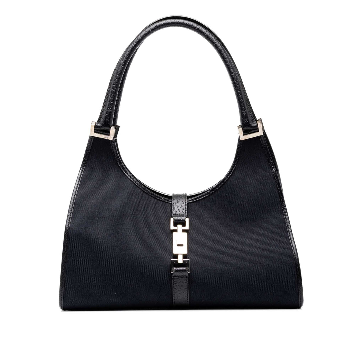 Gucci Canvas Jackie Bardot Shoulder Bag
