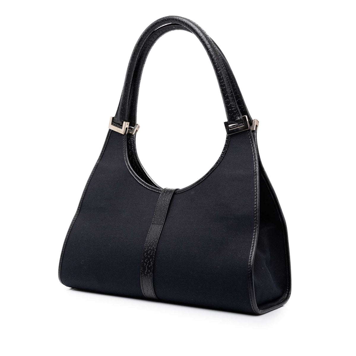 Gucci Canvas Jackie Bardot Shoulder Bag