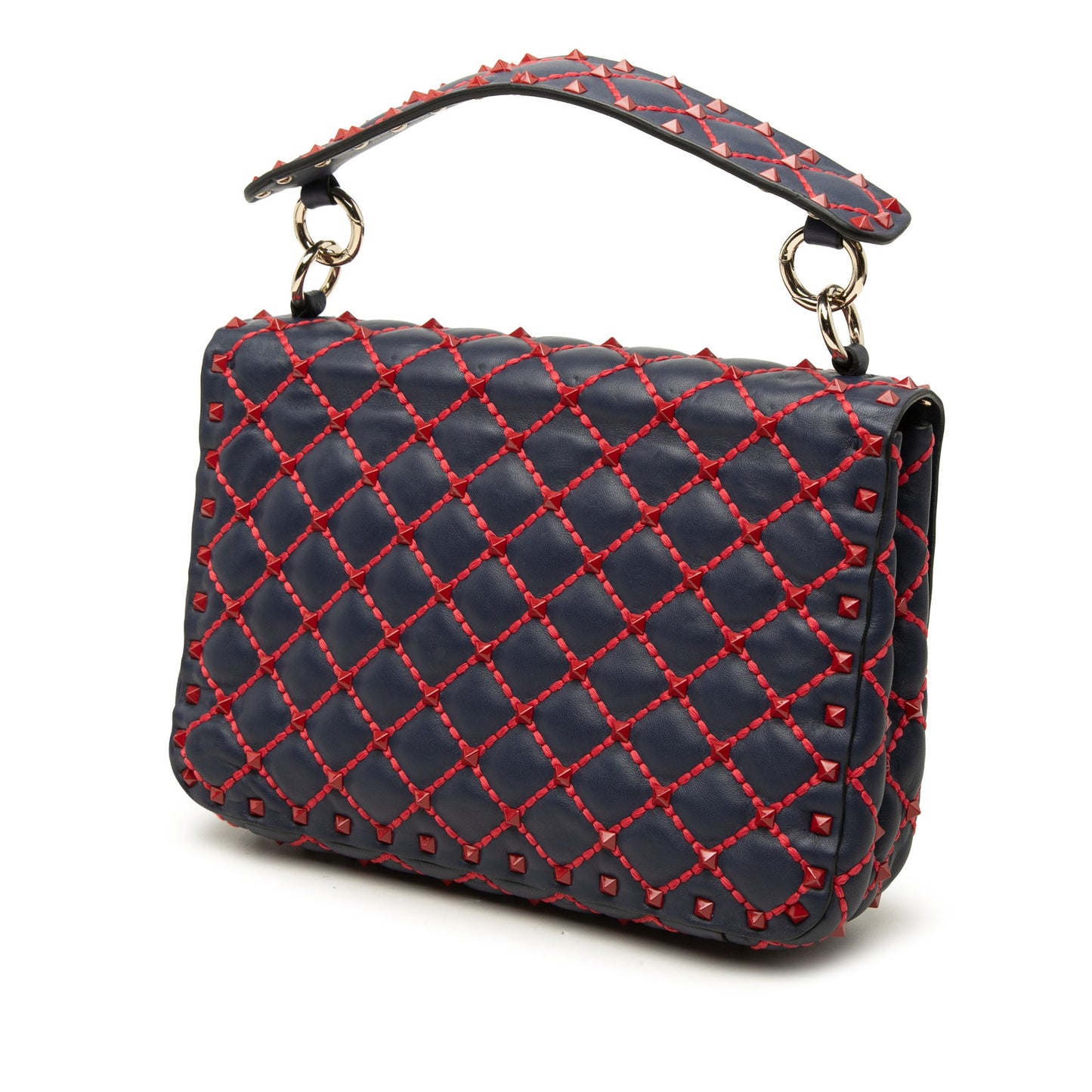 Valentino Medium Nappa Rockstud Spike Satchel