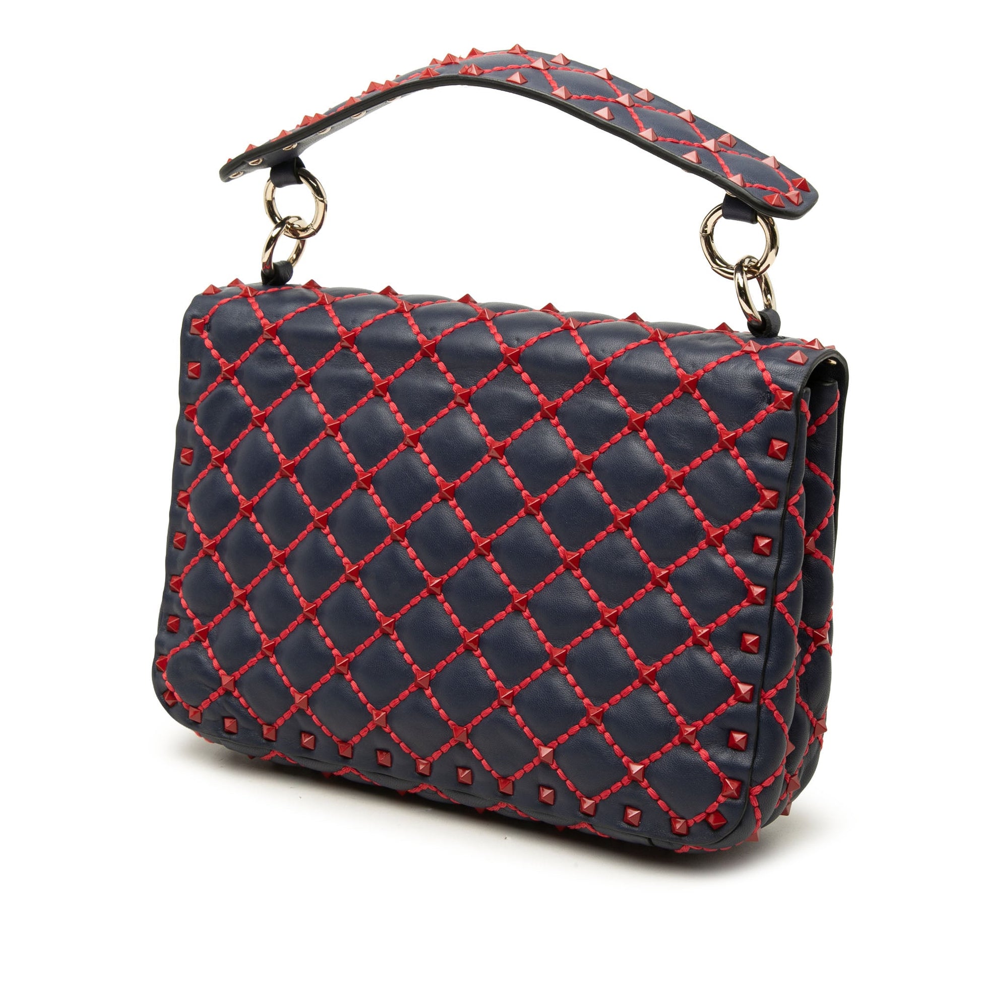 Valentino Medium Nappa Rockstud Spike Satchel
