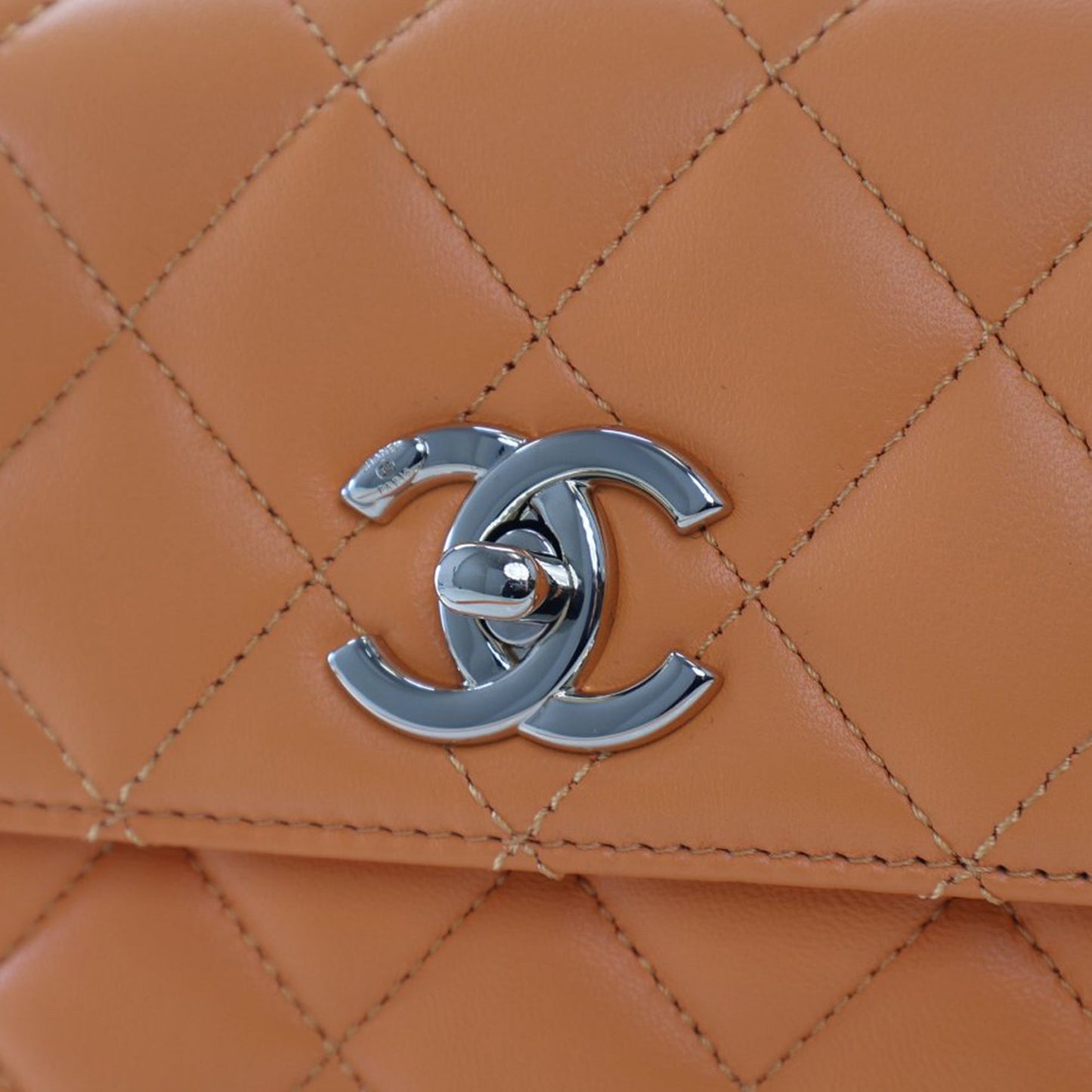 Chanel Mini Quilted Lambskin Trendy CC Top Handle Flap