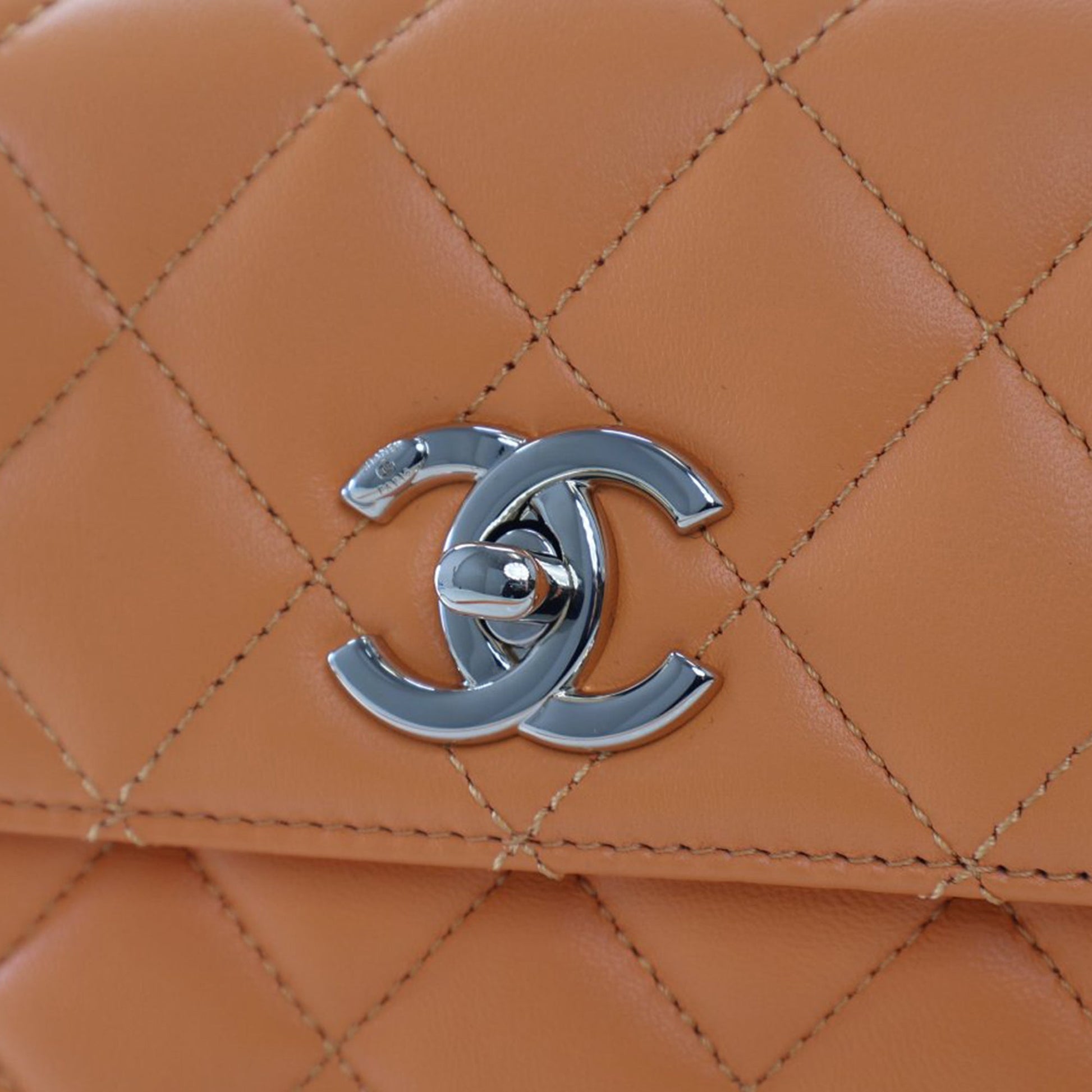 Chanel Mini Quilted Lambskin Trendy CC Top Handle Flap