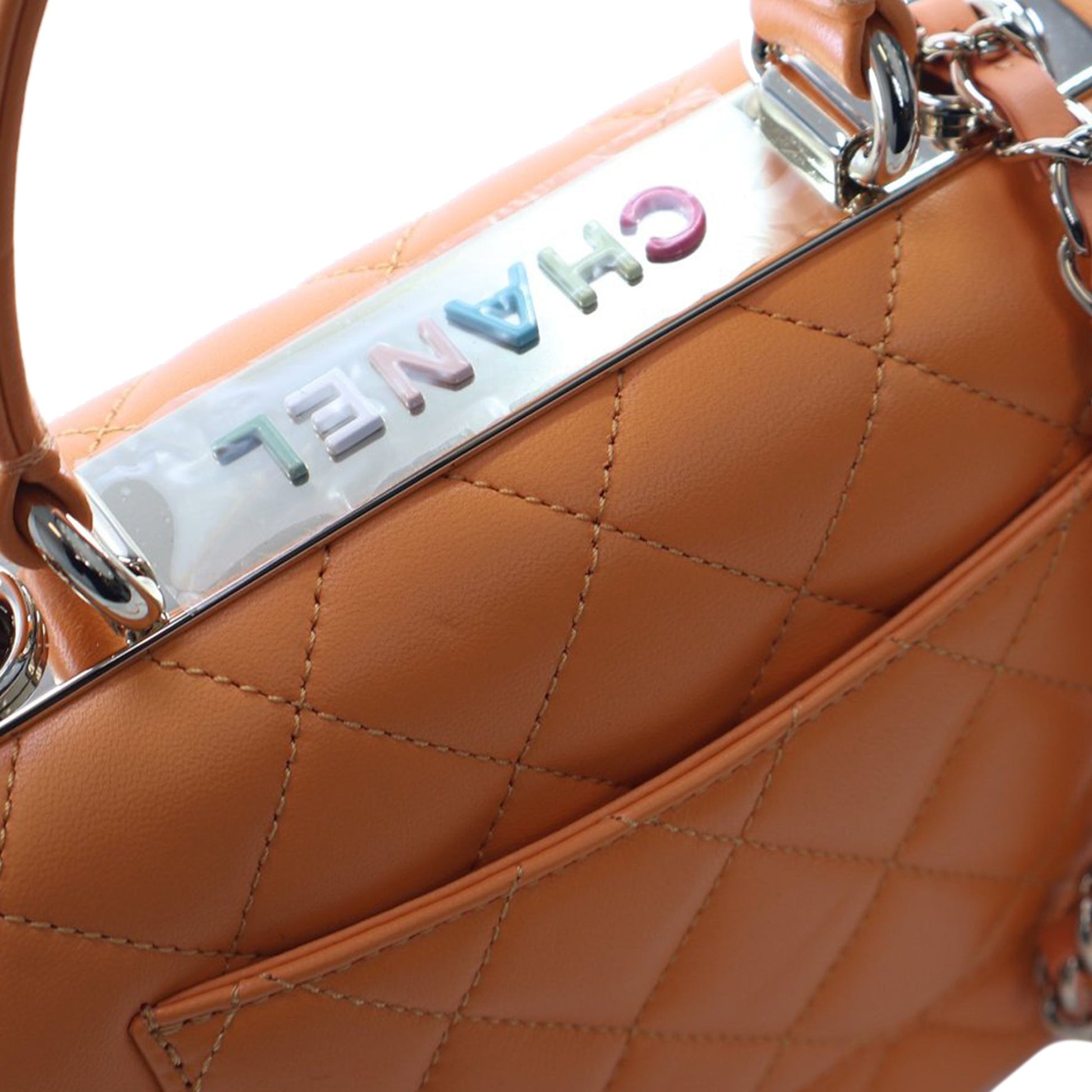 Chanel Mini Quilted Lambskin Trendy CC Top Handle Flap