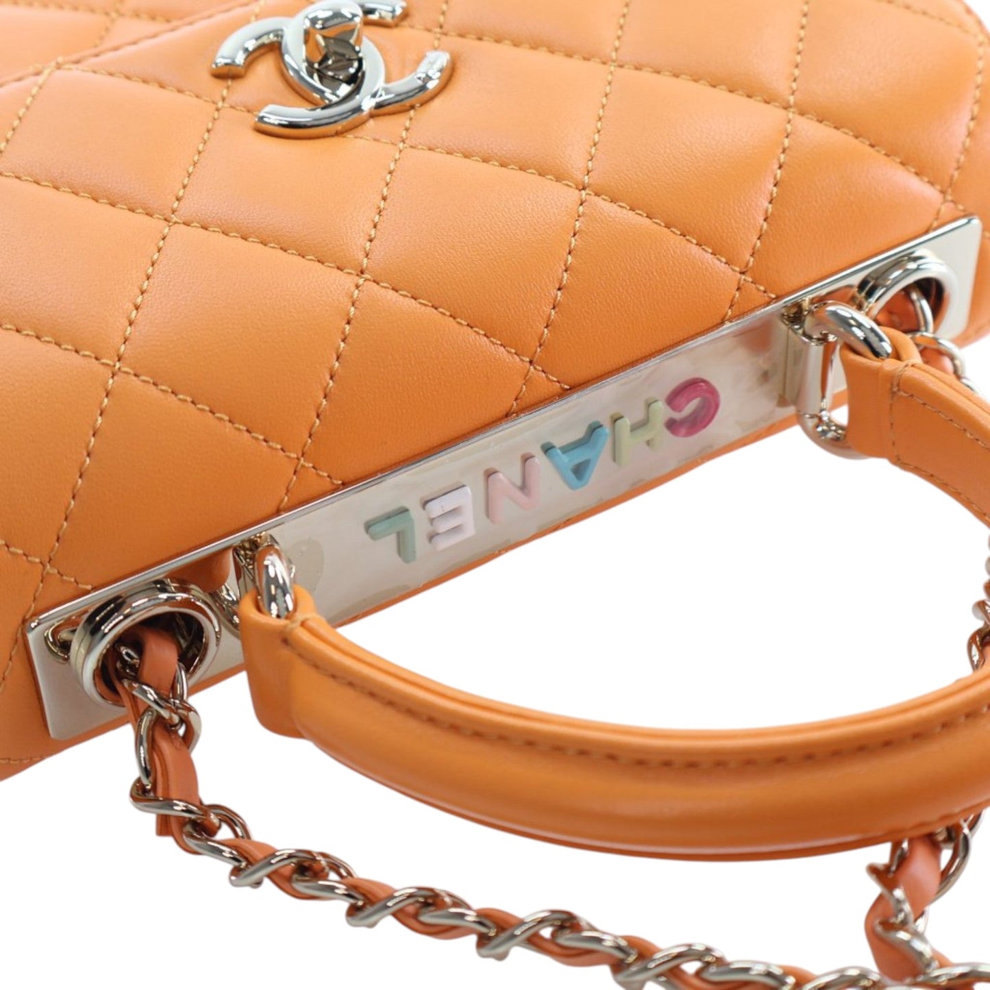 Chanel Mini Quilted Lambskin Trendy CC Top Handle Flap