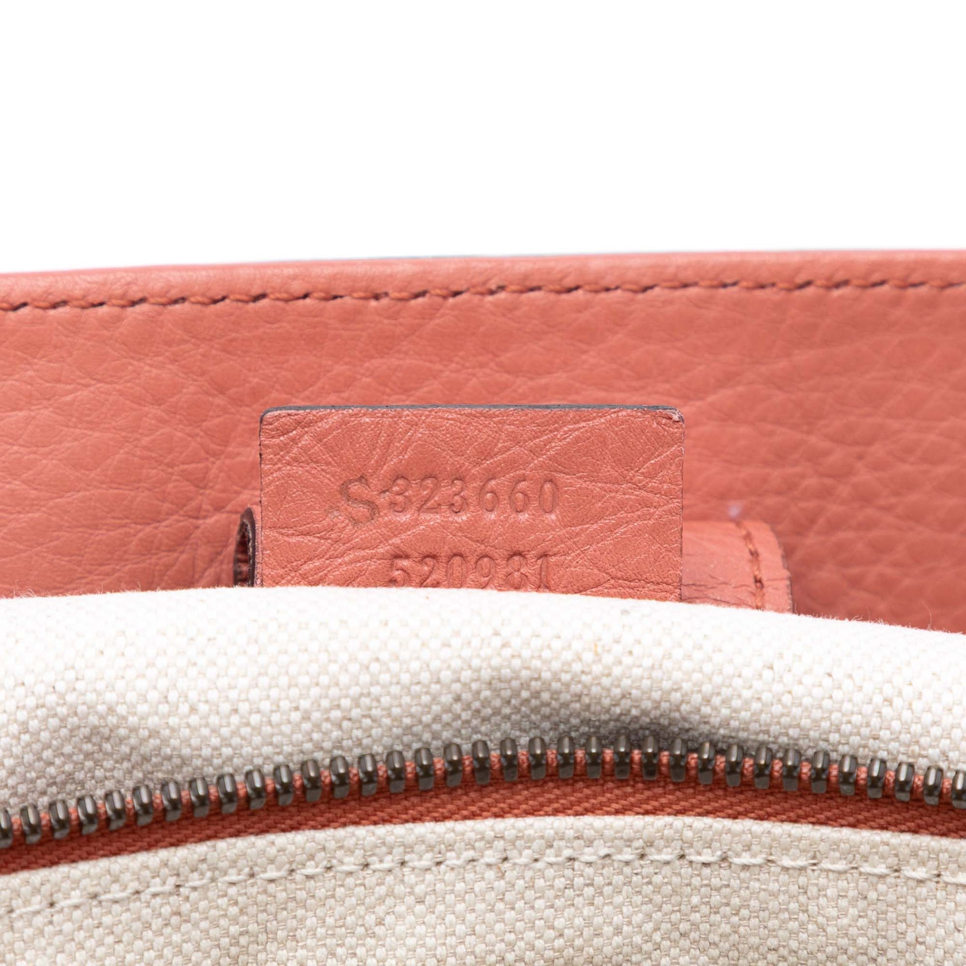 Gucci Medium Calfskin Bamboo Shopper Satchel