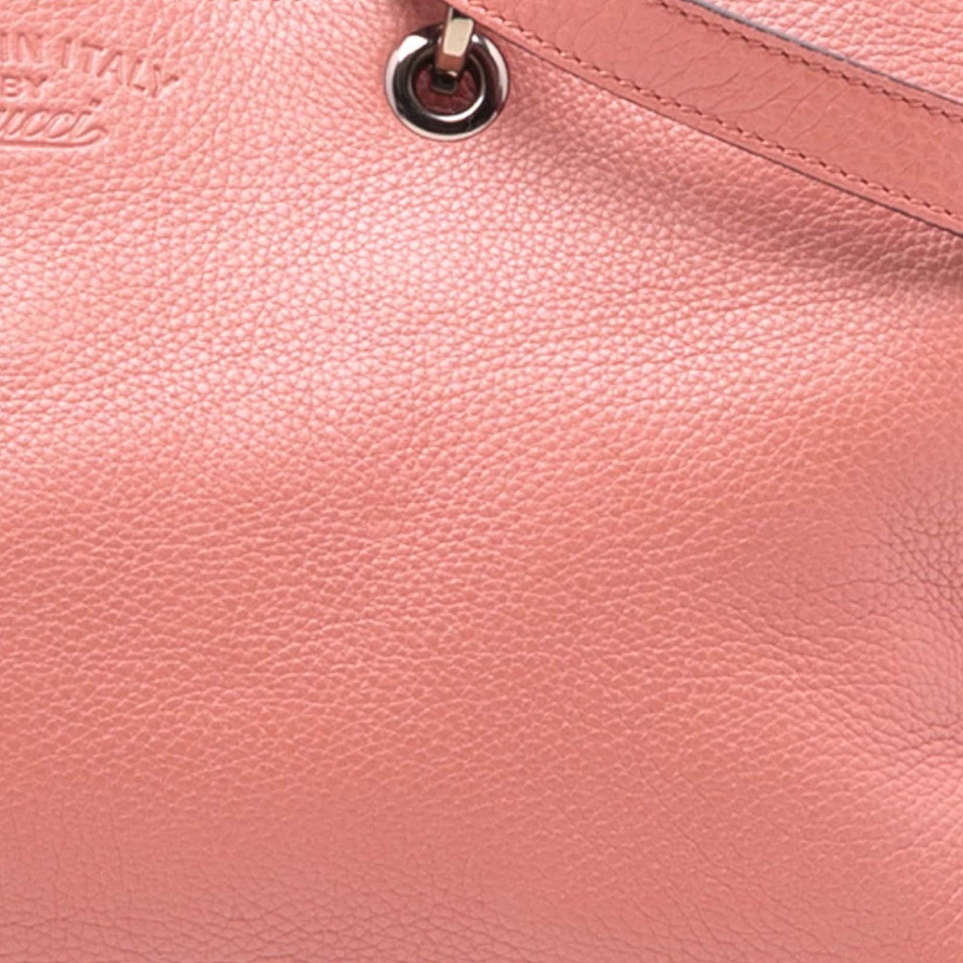 Gucci Medium Calfskin Bamboo Shopper Satchel