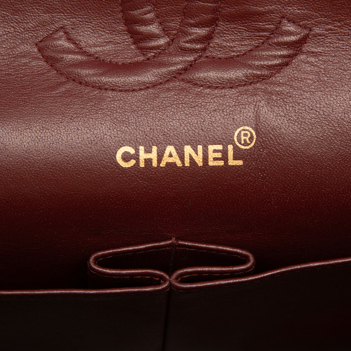 Chanel Medium Classic Lambskin Double Flap — Black
