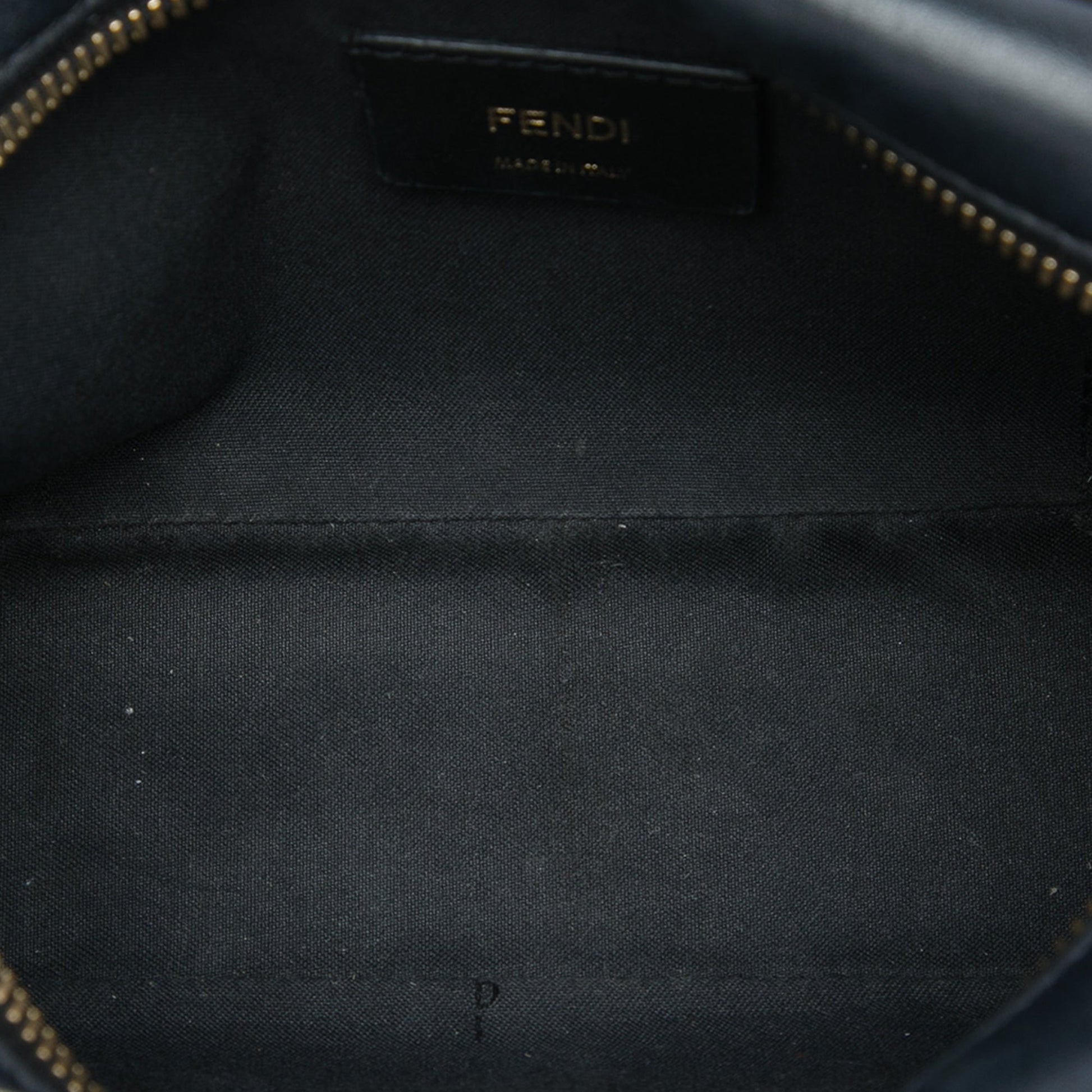 Fendi Mini Zucca Embossed Leather Camera Bag