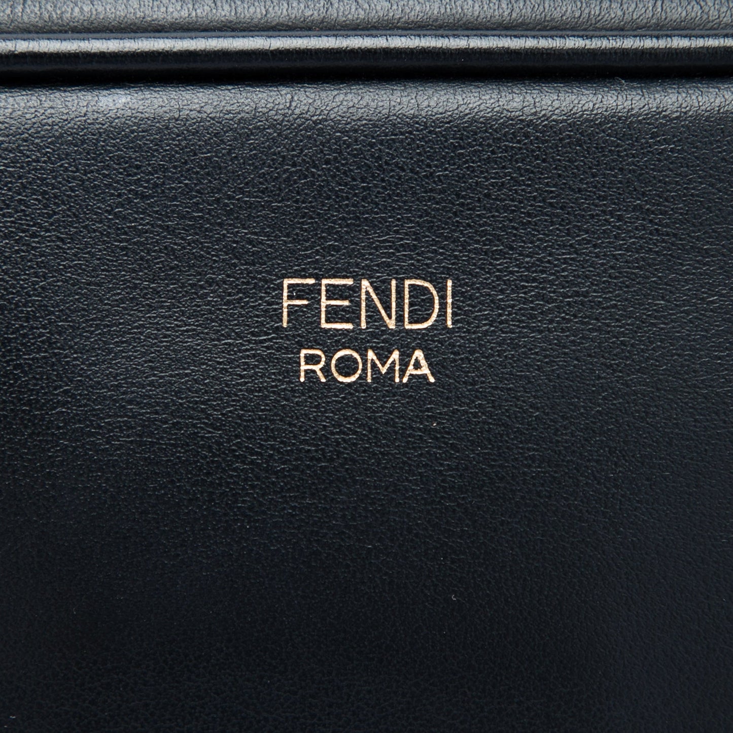 Fendi Mini Zucca Embossed Leather Camera Bag