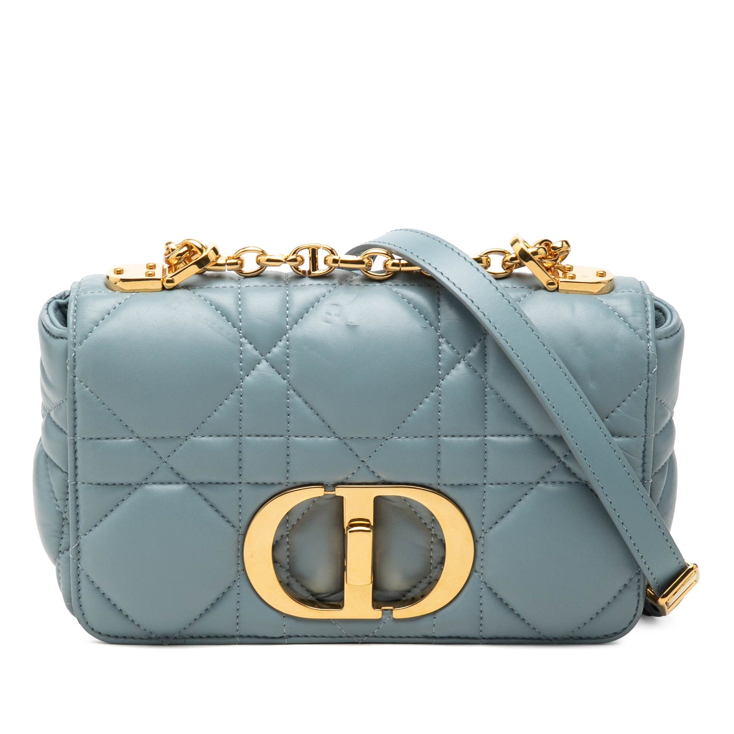 Dior Small Lambskin Macrocannage Caro Crossbody