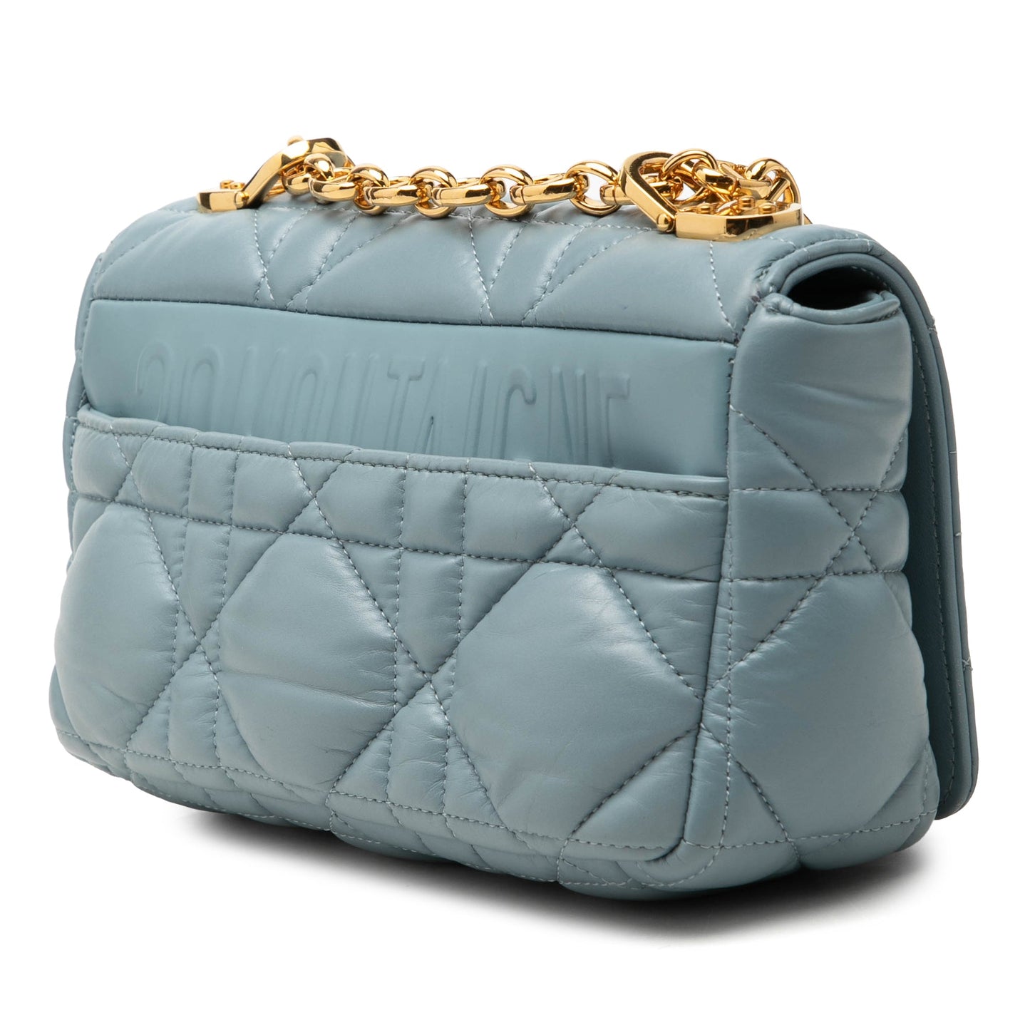 Dior Small Lambskin Macrocannage Caro Crossbody