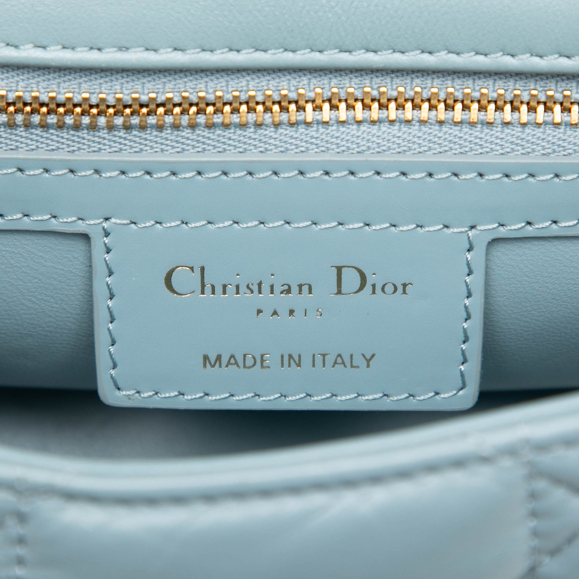 Dior Small Lambskin Macrocannage Caro Crossbody