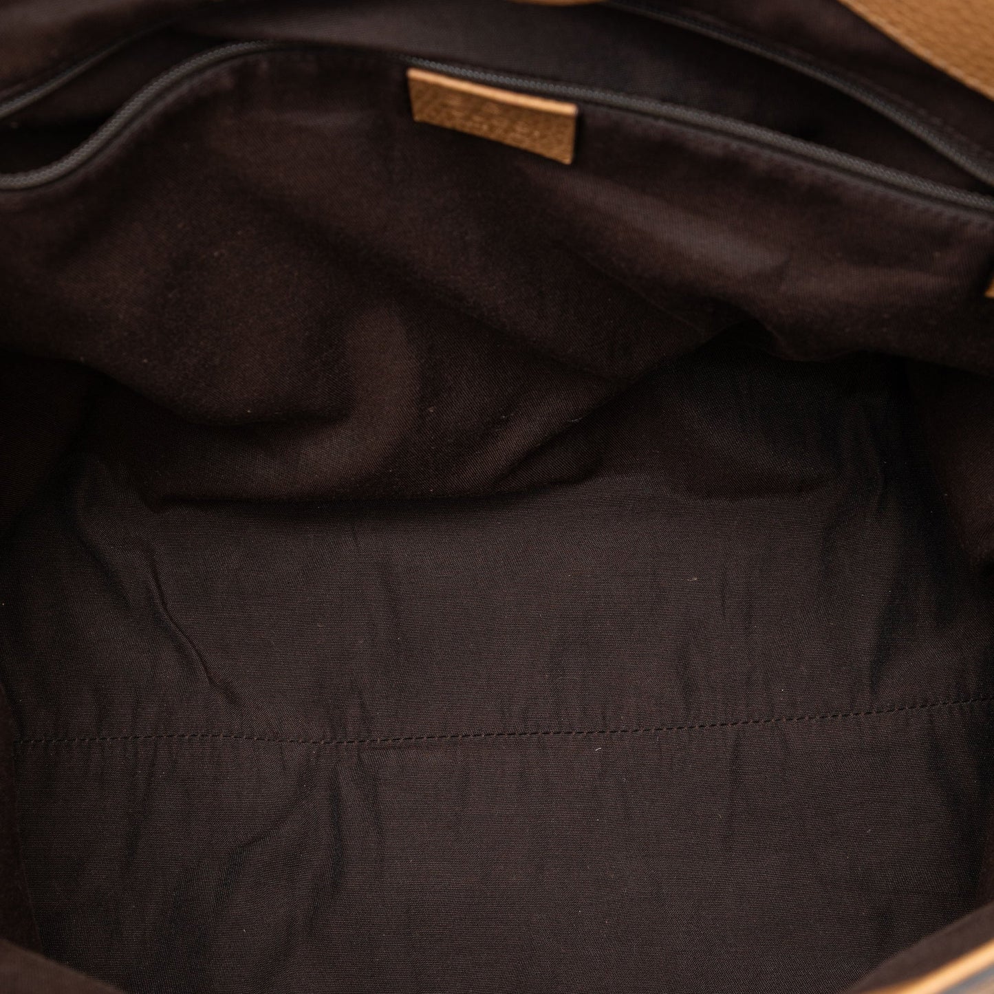 Gucci Grained Calfskin Bamboo Shopper Tote