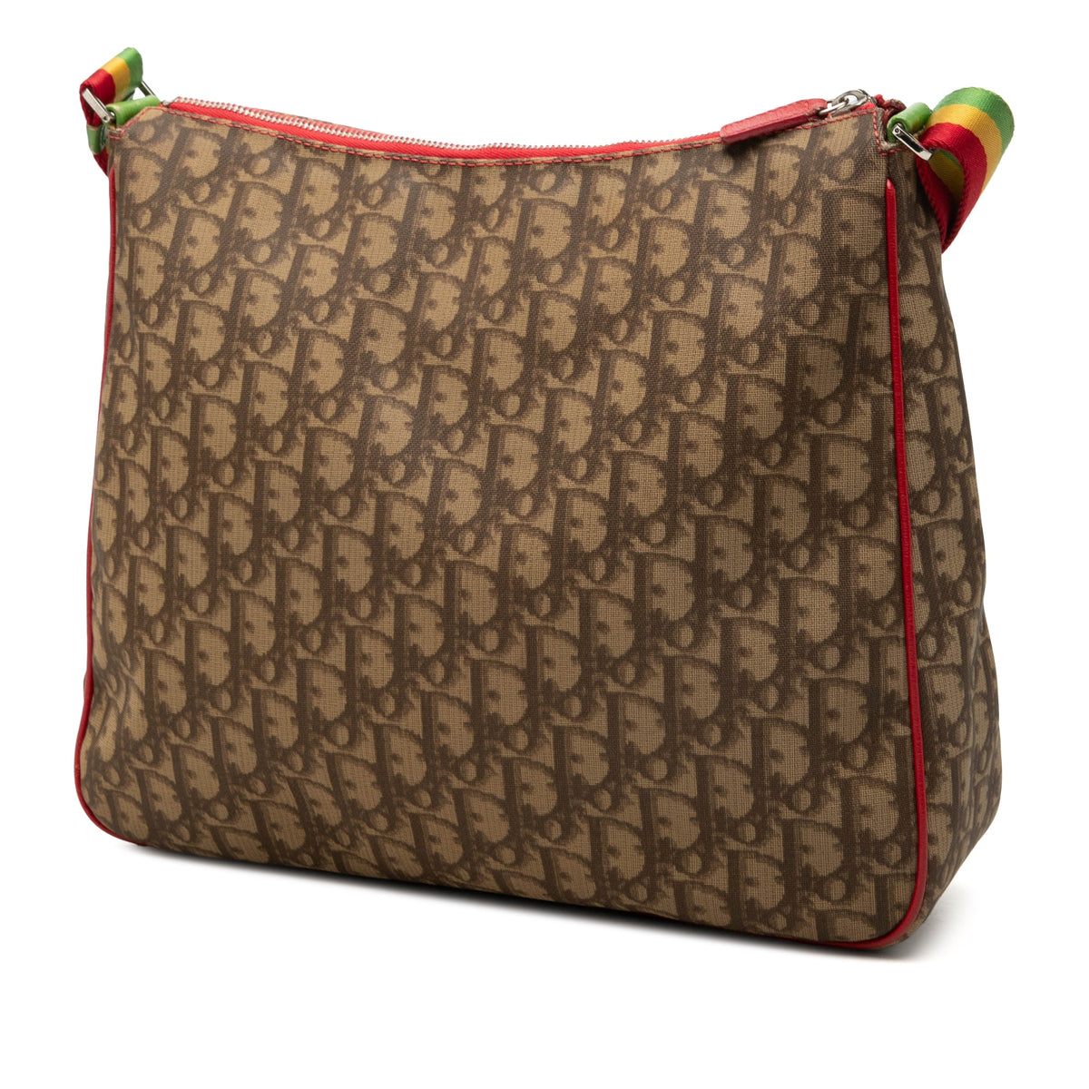Dior Diorissimo Trotter Coated Canvas Rasta Crossbody